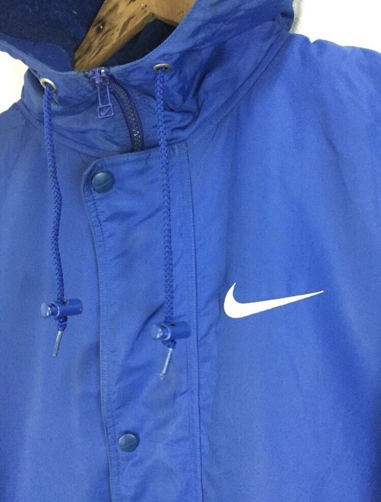 Nike Vtg Big Swoosh Sherpa Lining Oversized Hoodie Jacket Size US M / EU 48-50 / 2 - 4 Thumbnail