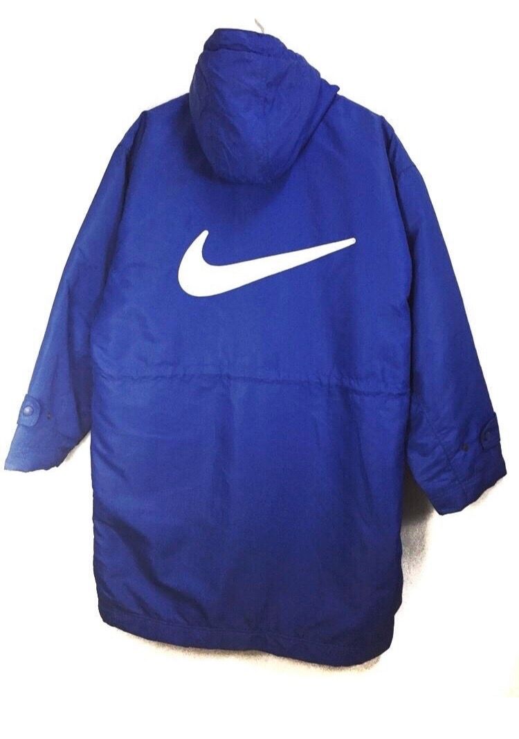 Nike Vtg Big Swoosh Sherpa Lining Oversized Hoodie Jacket Size US M / EU 48-50 / 2 - 8 Thumbnail