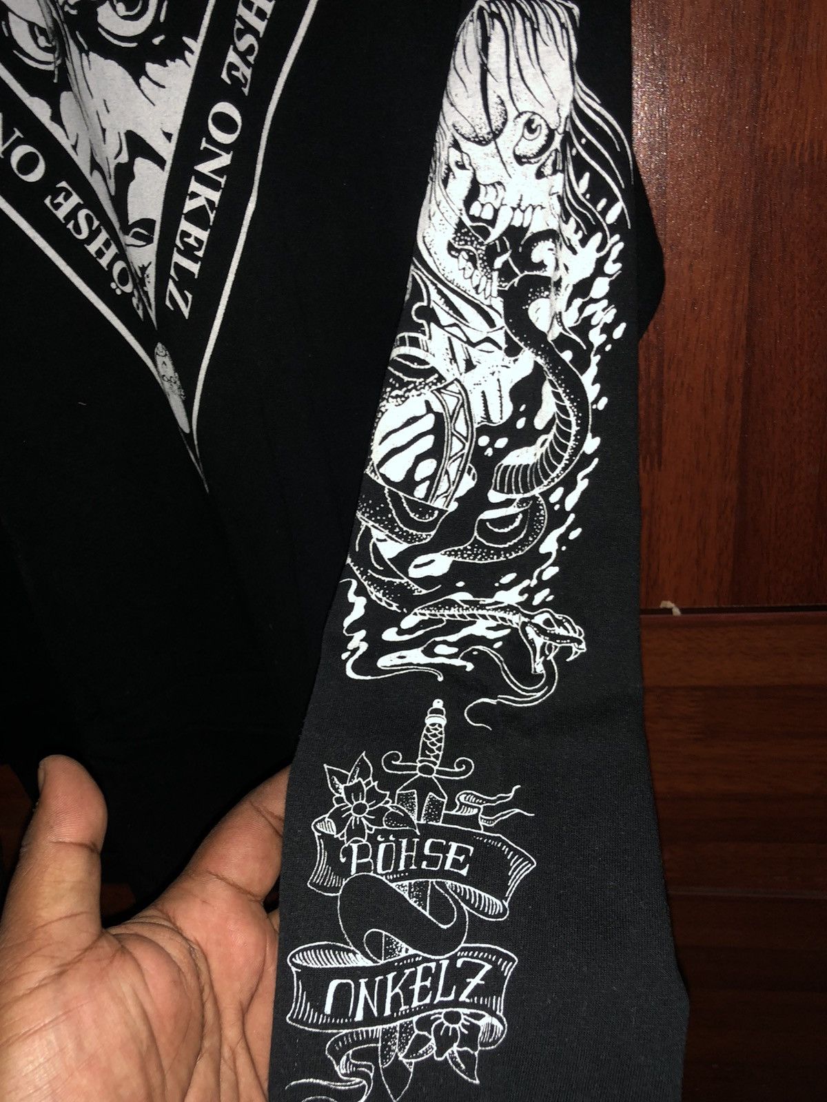 Band Tees Vintage Metal Band Bohse Onkelz Long sleeve T-Shirt Size US L / EU 52-54 / 3 - 4 Thumbnail