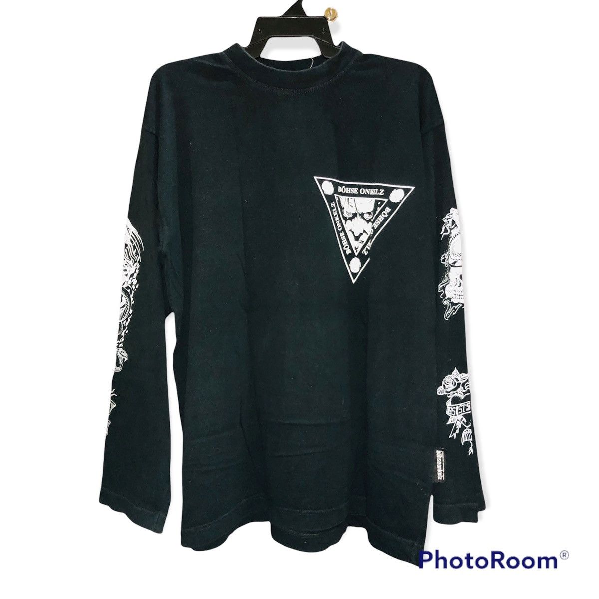 Band Tees Vintage Metal Band Bohse Onkelz Long sleeve T-Shirt Size US L / EU 52-54 / 3 - 2 Thumbnail