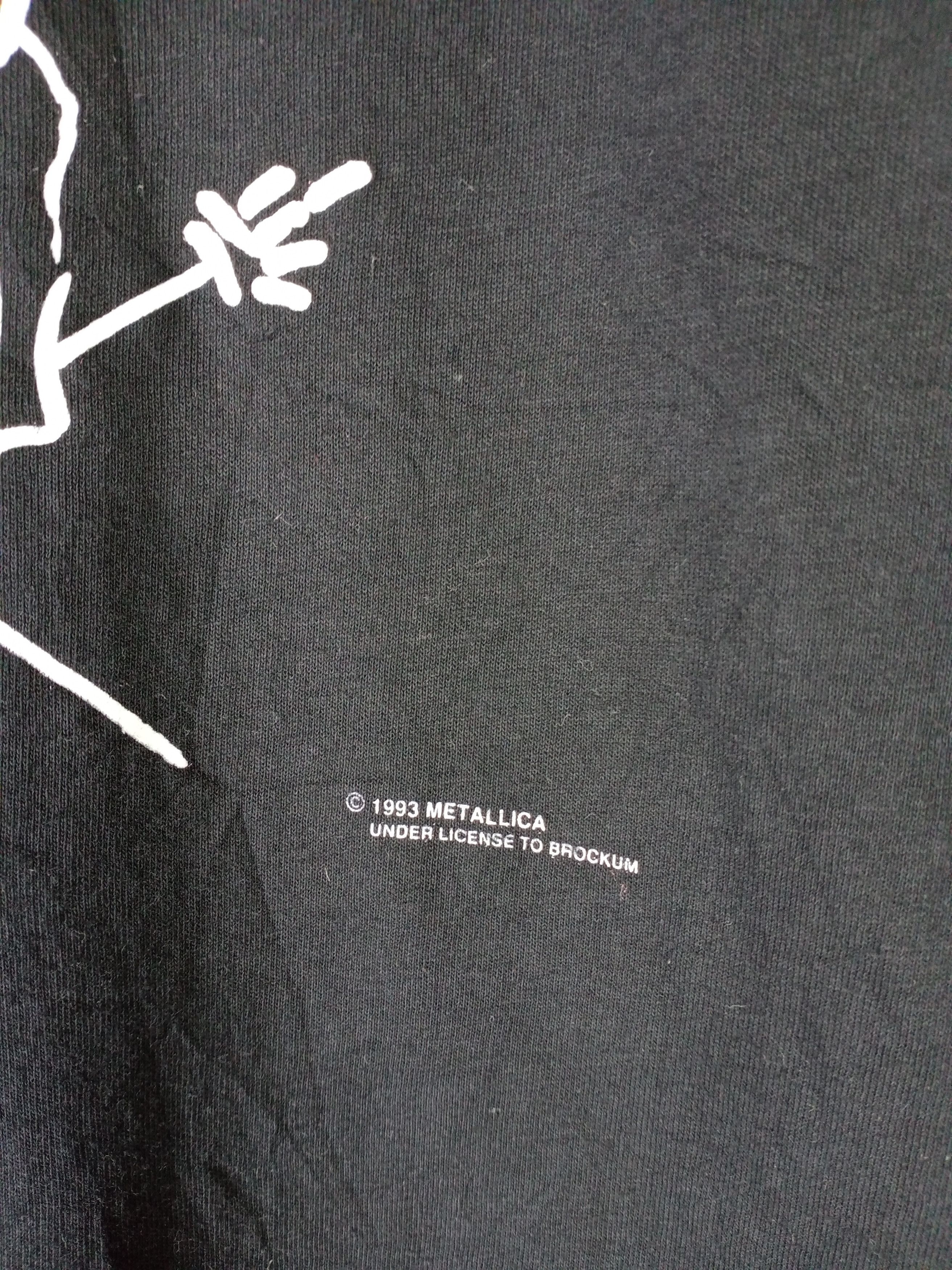 Metallica Rare Vintage 1993 Metallica Metallifukinca Tshirt Size US L / EU 52-54 / 3 - 6 Thumbnail