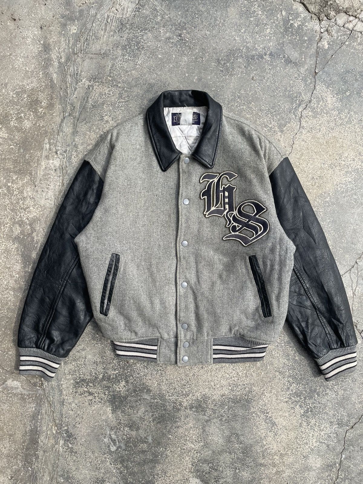 MLB VINTAGE HOT SCOOP BASEBALL TEAM VARSITY LEATHER JACKET Size US L / EU 52-54 / 3 - 2 Thumbnail