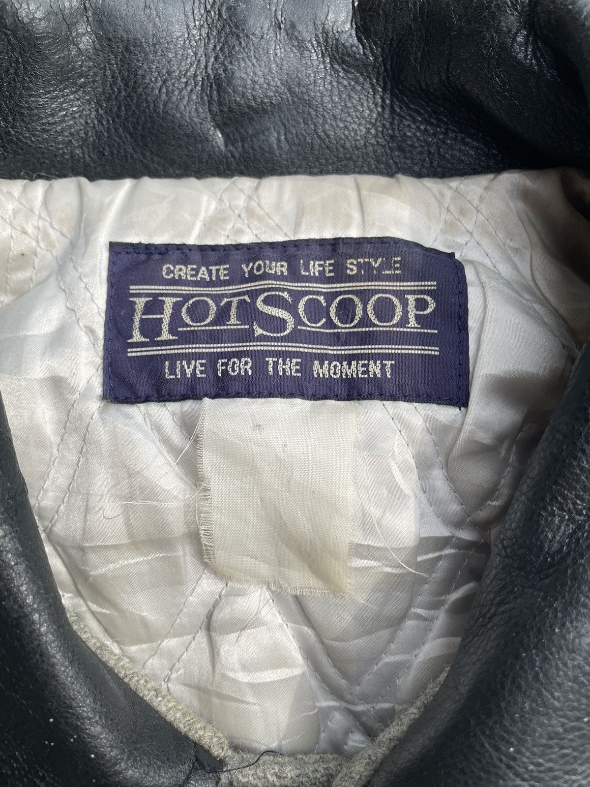 MLB VINTAGE HOT SCOOP BASEBALL TEAM VARSITY LEATHER JACKET Size US L / EU 52-54 / 3 - 8 Thumbnail