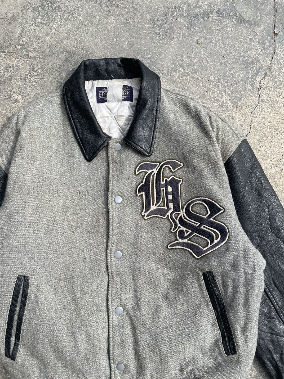 MLB VINTAGE HOT SCOOP BASEBALL TEAM VARSITY LEATHER JACKET Size US L / EU 52-54 / 3 - 3 Thumbnail