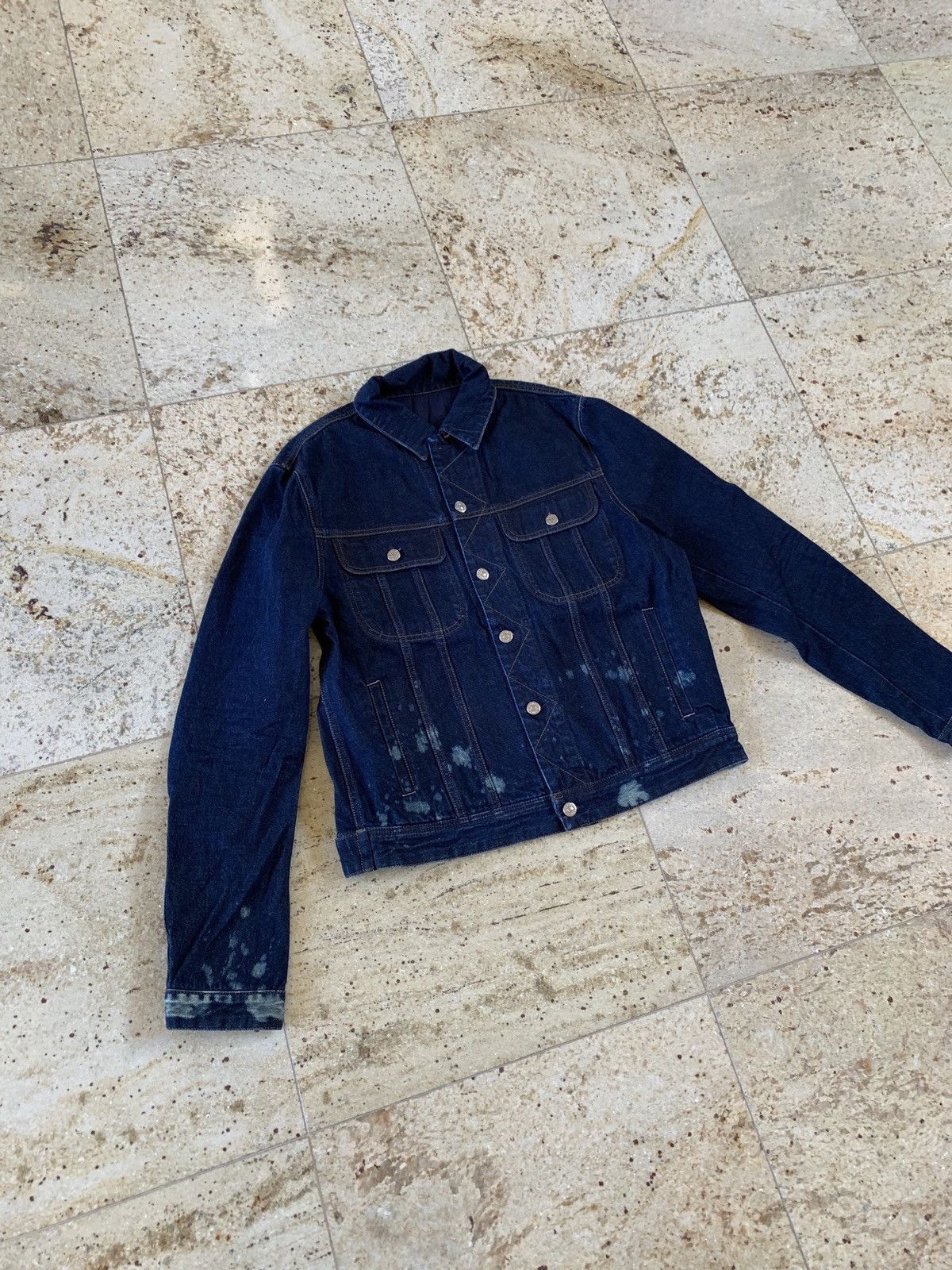 Acne Studios Tent Denim Jacket in Dark Blue Size US M / EU 48-50 / 2 - 6 Thumbnail