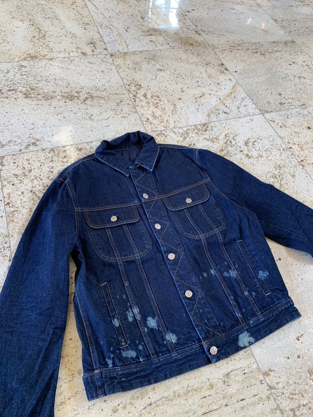 Acne Studios Tent Denim Jacket in Dark Blue Size US M / EU 48-50 / 2 - 3 Thumbnail