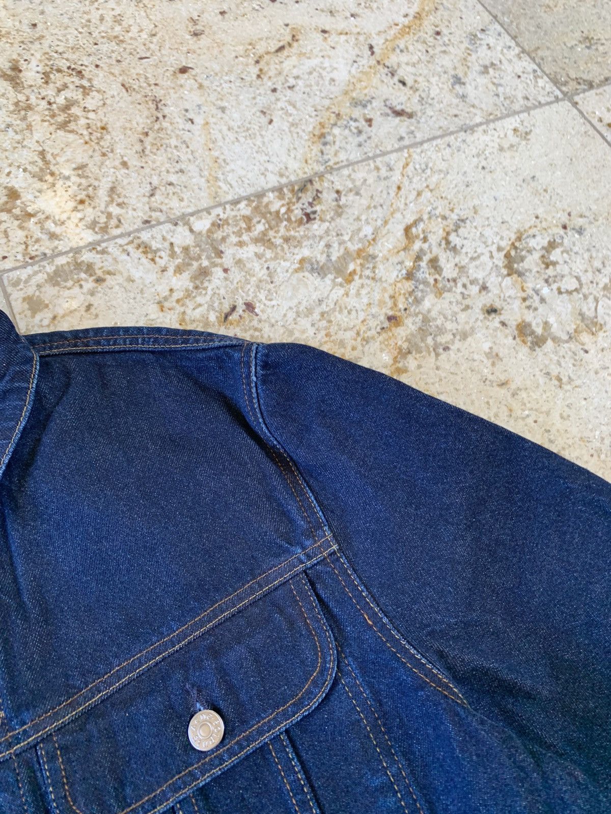 Acne Studios Tent Denim Jacket in Dark Blue Size US M / EU 48-50 / 2 - 9 Thumbnail