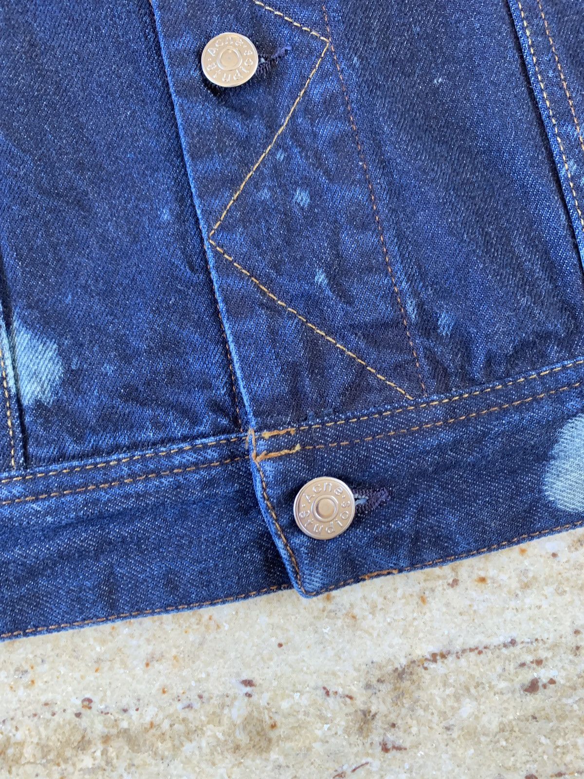 Acne Studios Tent Denim Jacket in Dark Blue Size US M / EU 48-50 / 2 - 4 Thumbnail