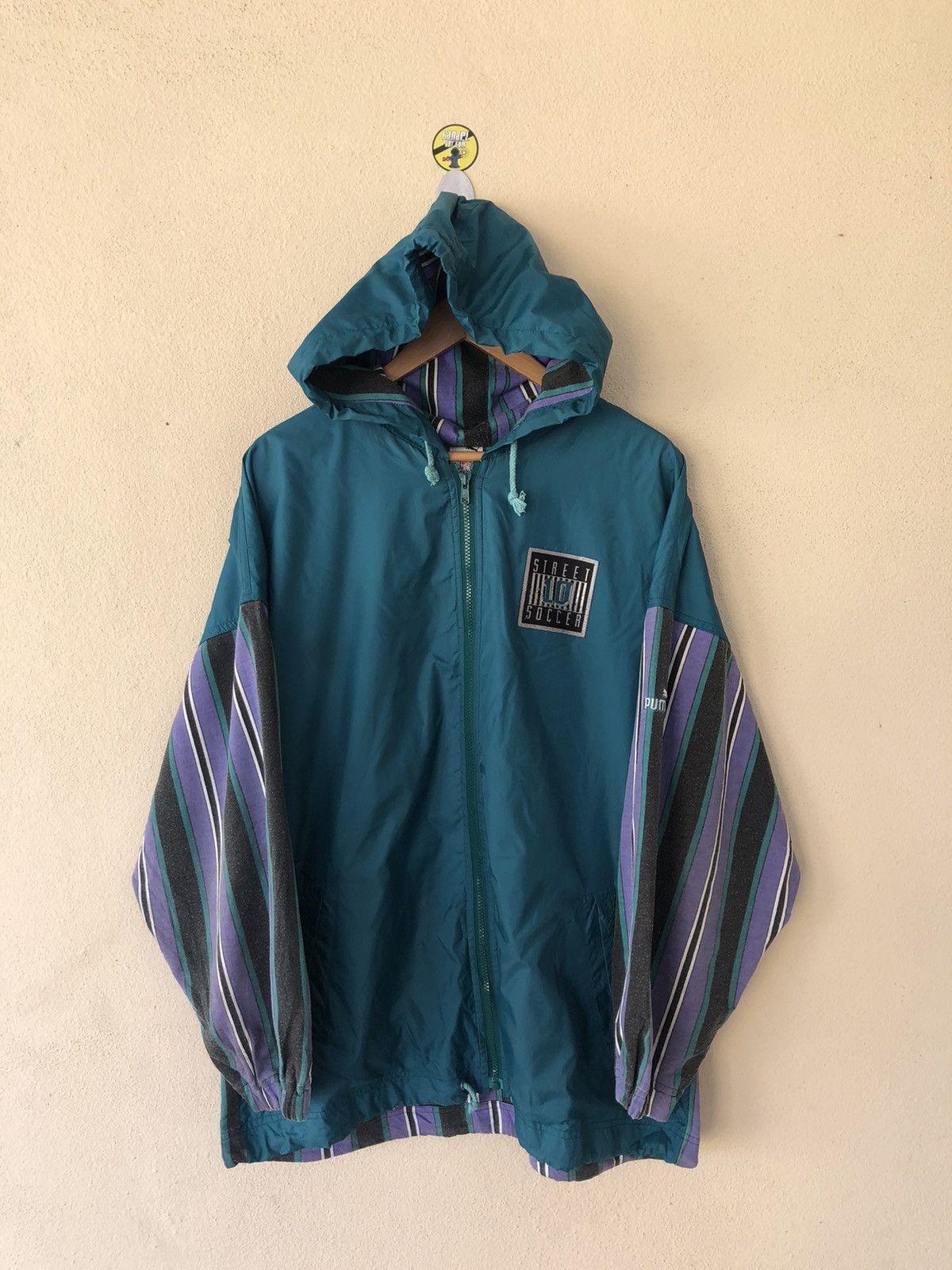 Puma × Vintage VINTAGE PUMA STREET SOCCER HYBRID OVERSIZED JACKET Size US L / EU 52-54 / 3 - 4 Thumbnail