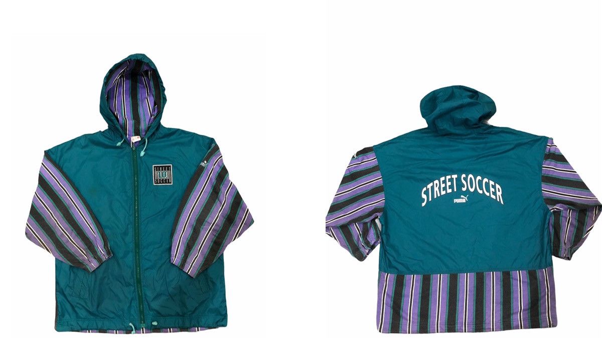 Puma × Vintage VINTAGE PUMA STREET SOCCER HYBRID OVERSIZED JACKET Size US L / EU 52-54 / 3 - 1 Thumbnail