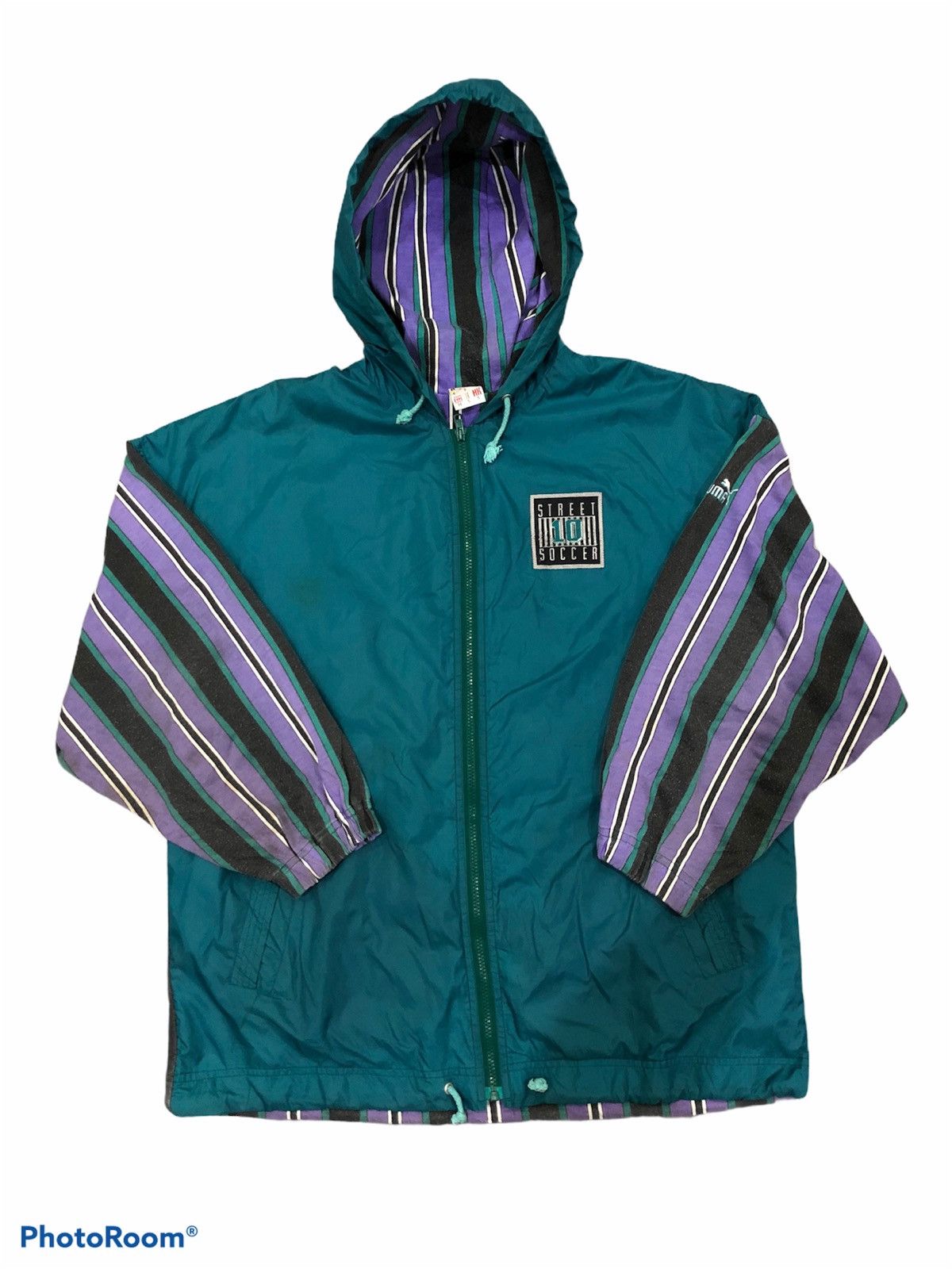 Puma × Vintage VINTAGE PUMA STREET SOCCER HYBRID OVERSIZED JACKET Size US L / EU 52-54 / 3 - 2 Thumbnail