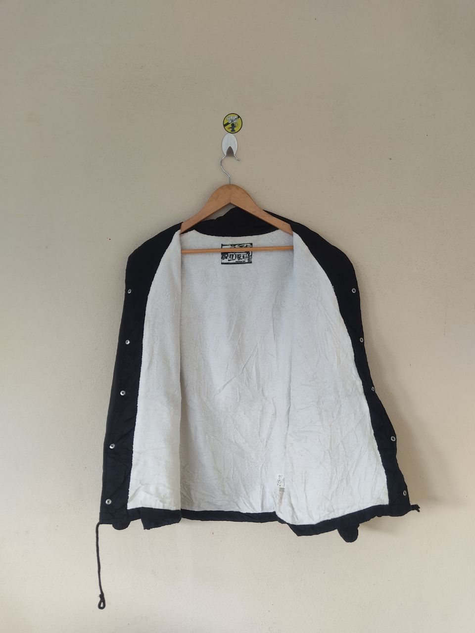Japanese Brand COSAMENTAL AGAINST INTERPRETATION BLACK COACH JACKET Size US L / EU 52-54 / 3 - 5 Thumbnail