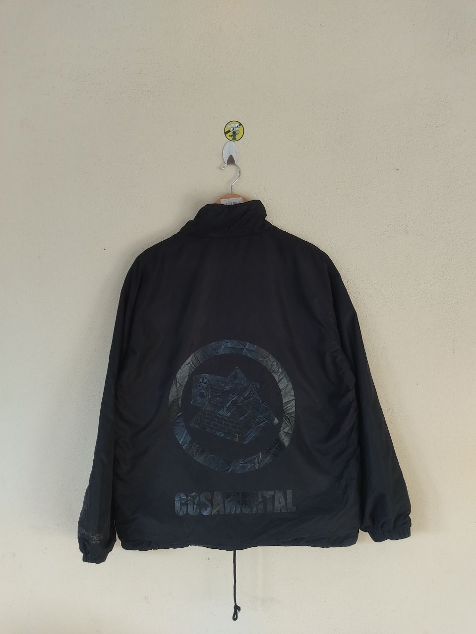 Japanese Brand COSAMENTAL AGAINST INTERPRETATION BLACK COACH JACKET Size US L / EU 52-54 / 3 - 1 Thumbnail