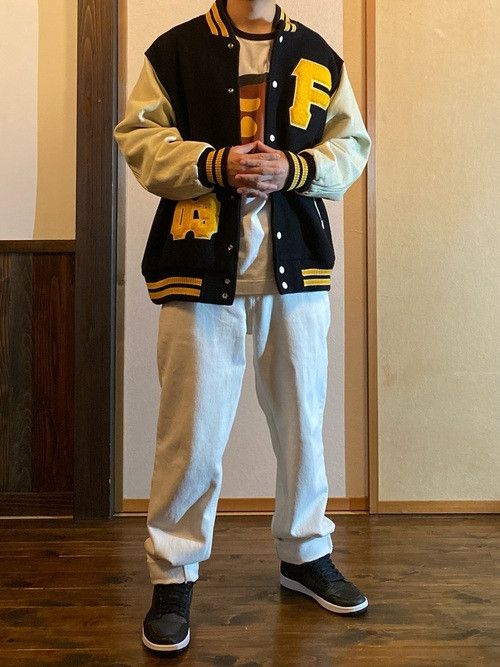 Fat Tokyo VINTAGE FAT TOKYO 03 VARSITY LEATHER JACKET Size US L / EU 52-54 / 3 - 1 Thumbnail