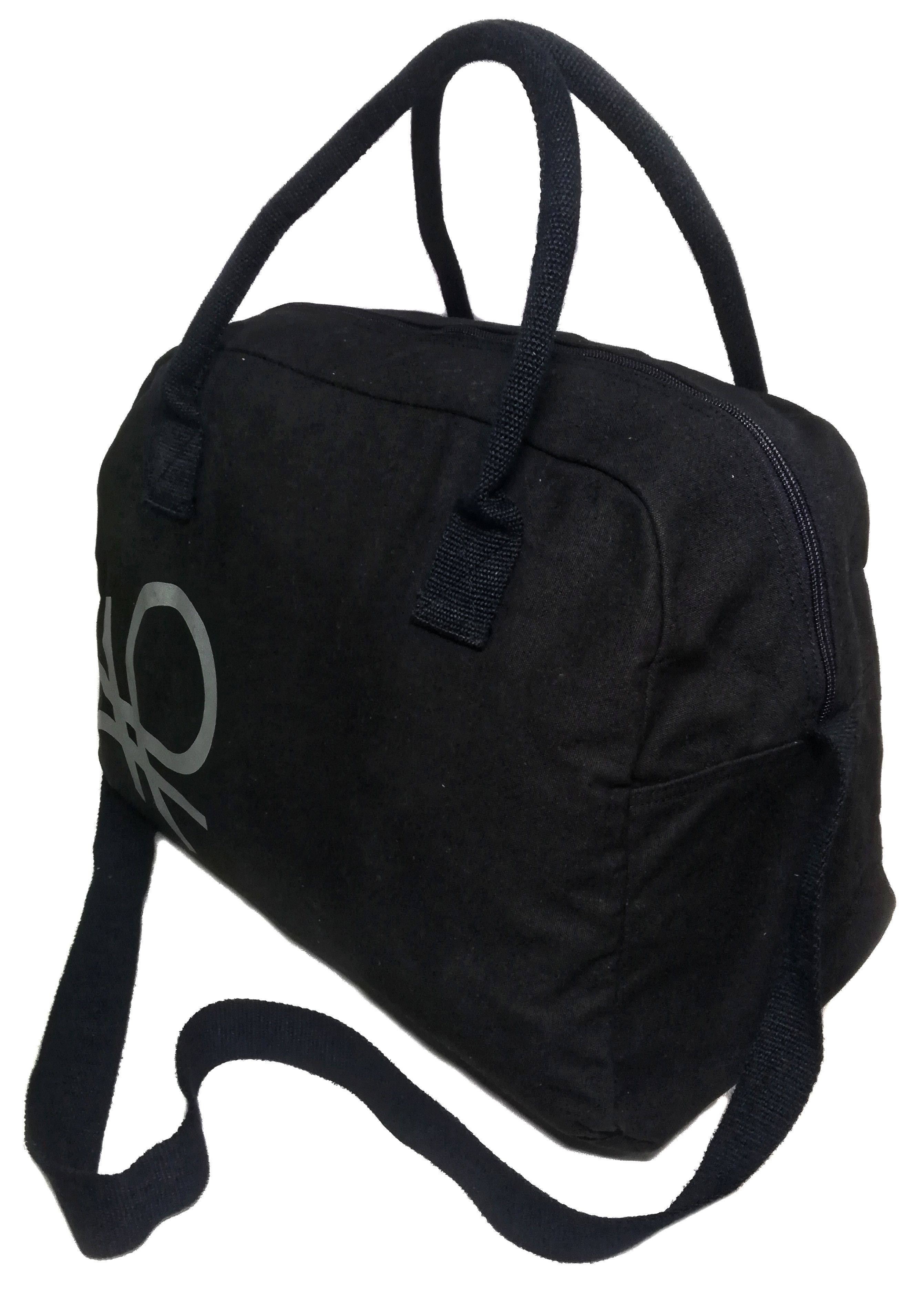United Colors Of Benetton 🔥United Colors Of Benetton Big Logo Travel Bag Cotton 100% Size ONE SIZE - 5 Thumbnail
