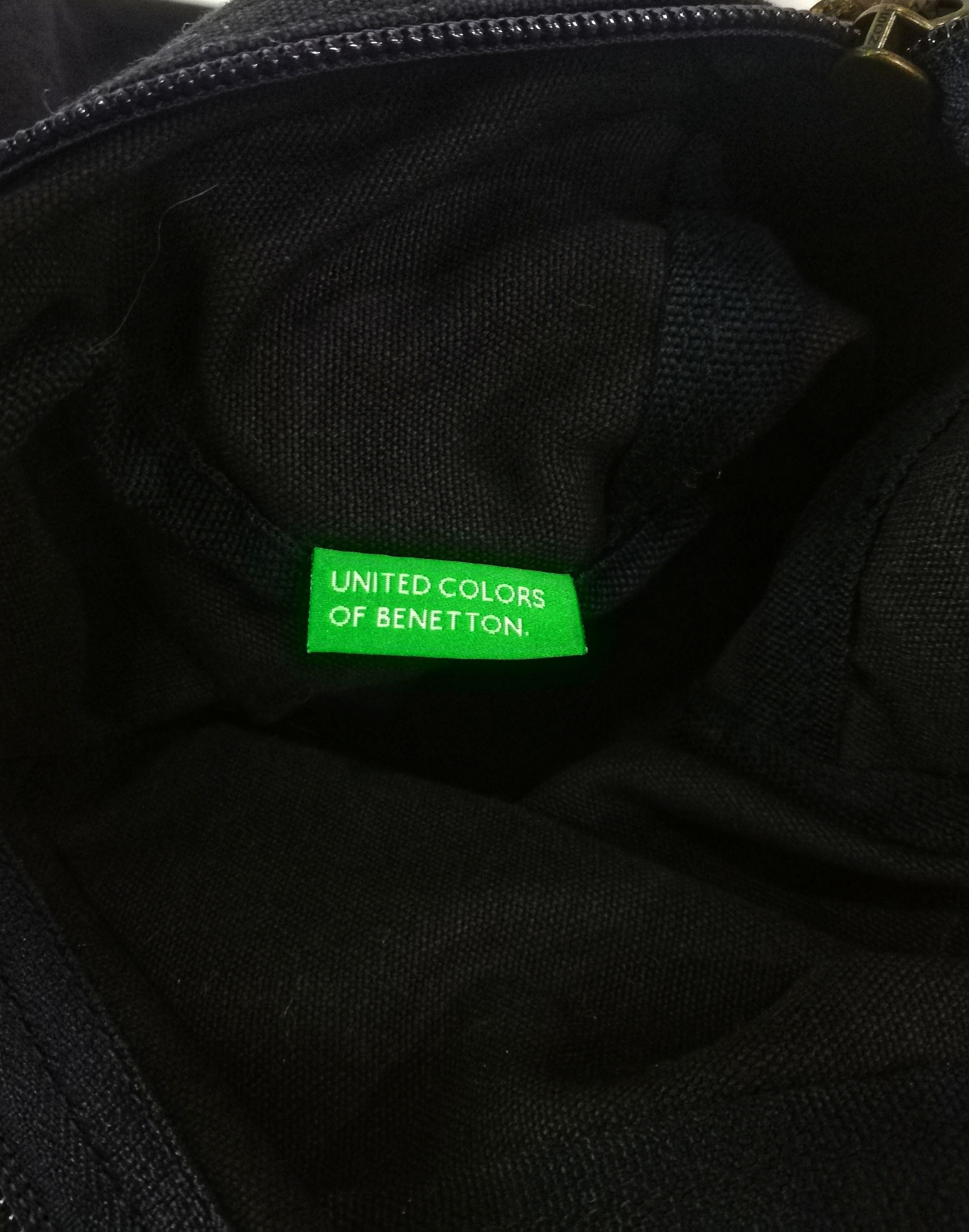 United Colors Of Benetton 🔥United Colors Of Benetton Big Logo Travel Bag Cotton 100% Size ONE SIZE - 11 Thumbnail