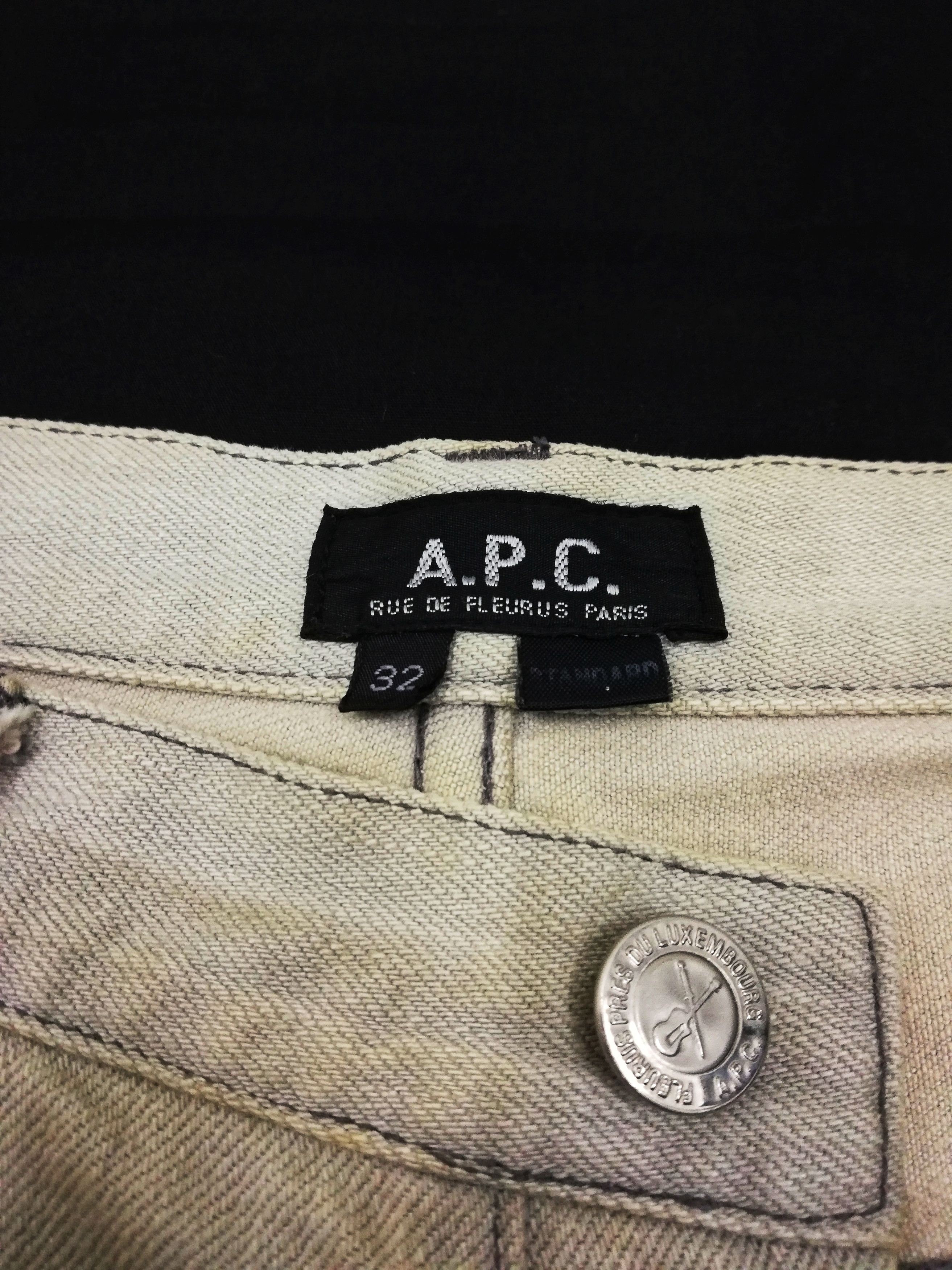 A.P.C. 🔥A.P.C. Rue De Fleuris Paris Distressed Denim Pants🔥 Size US 32 / EU 48 - 6 Thumbnail