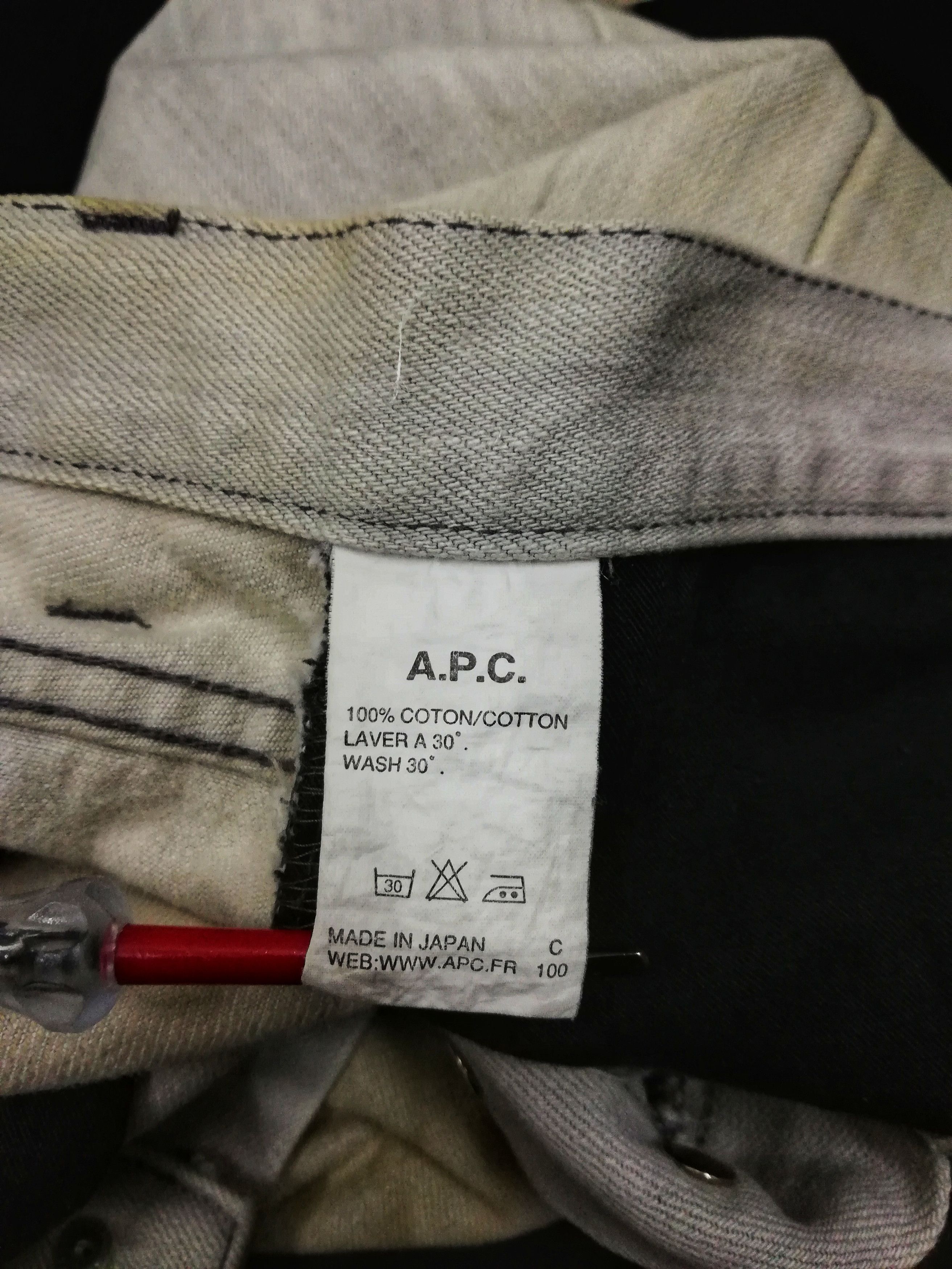A.P.C. 🔥A.P.C. Rue De Fleuris Paris Distressed Denim Pants🔥 Size US 32 / EU 48 - 7 Thumbnail
