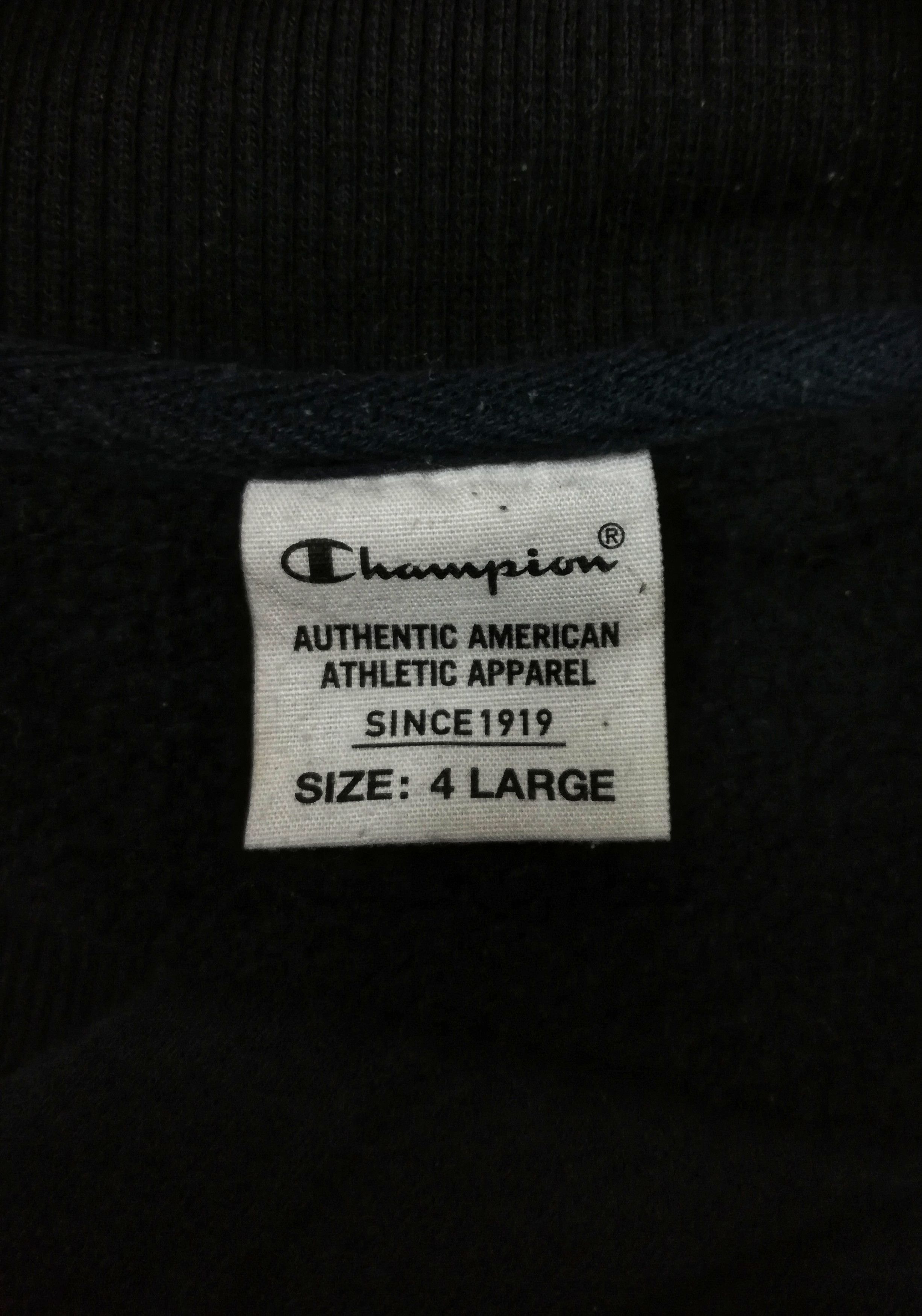 Champion 🔥Rare!! Champion Big Logo Zipper Sweater / Warm Jacket🔥 Size US L / EU 52-54 / 3 - 8 Thumbnail
