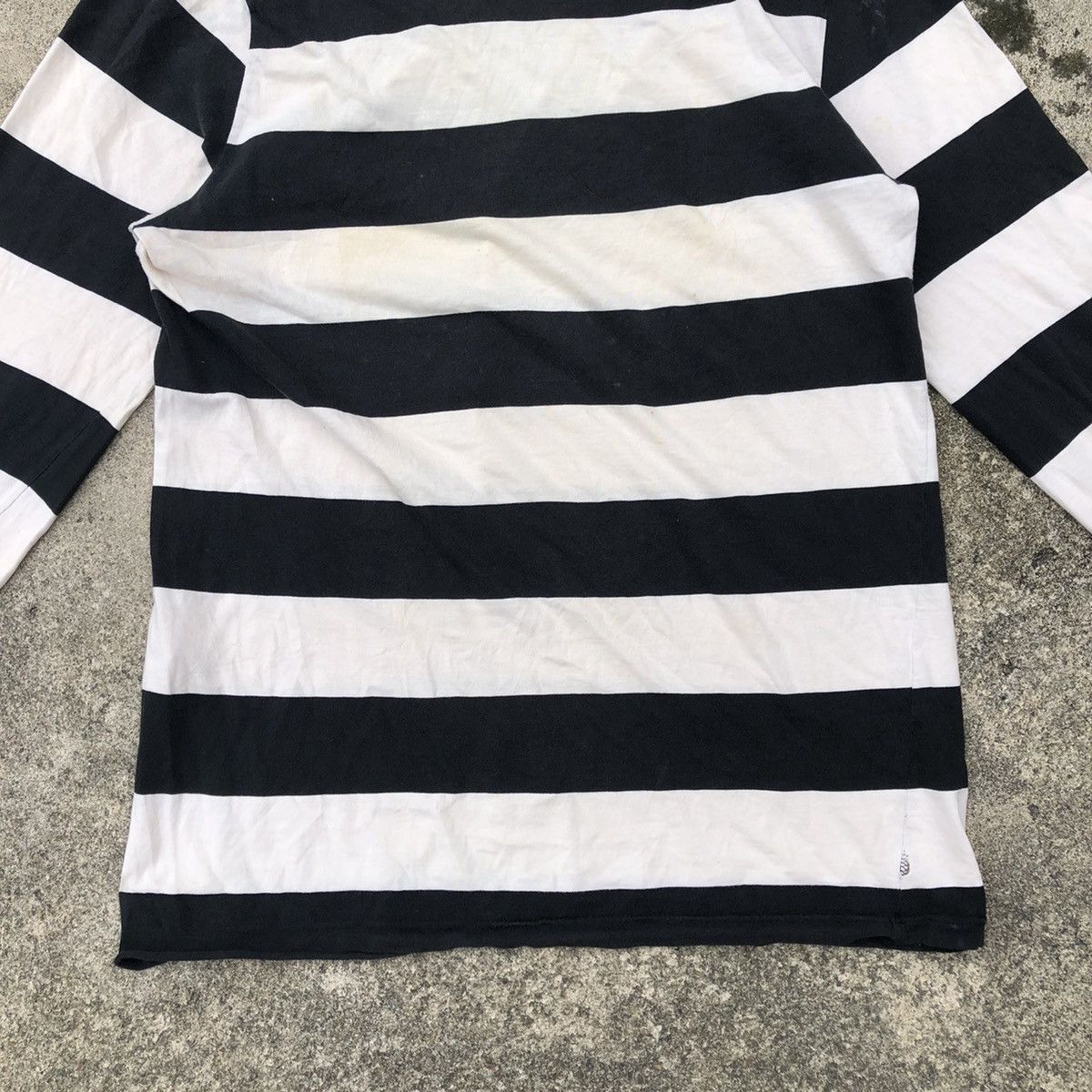 A.P.C. × Japanese Brand × Vintage Rare Vintage A.P.C Stripes Seditionaries Punk Styles Tee Size US XS / EU 42 / 0 - 3 Thumbnail