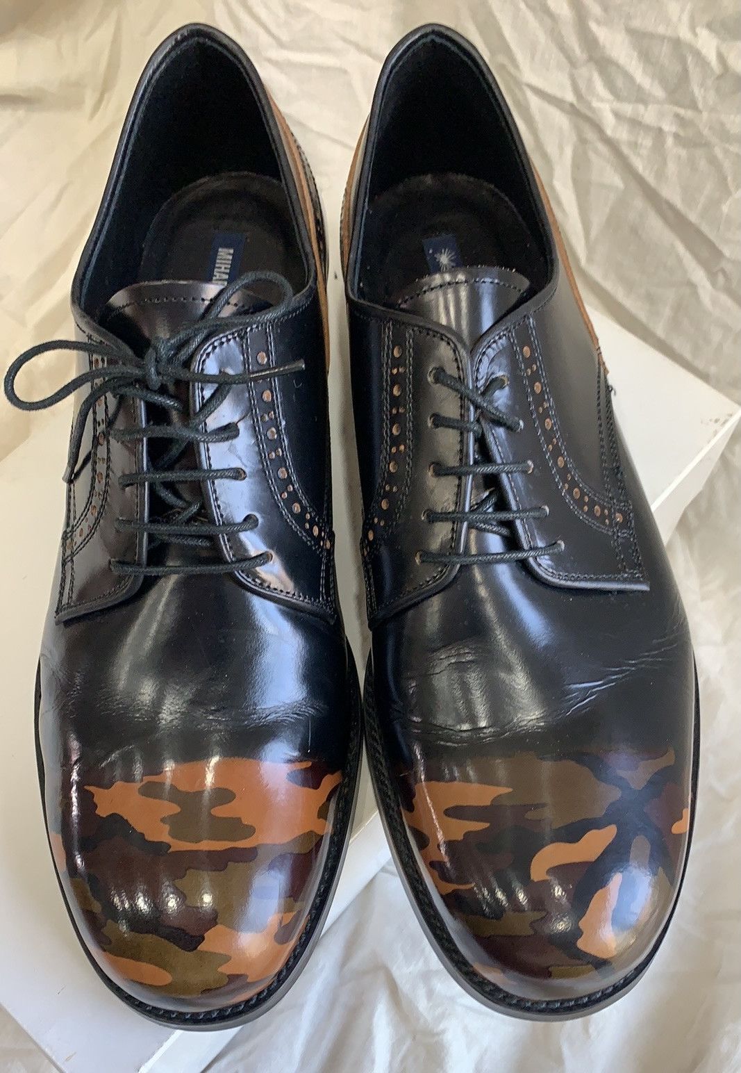 Maison MIHARA YASUHIRO Mihara Yasuhiro camouflage fade brown derby Size US 11 / EU 44 - 6 Thumbnail