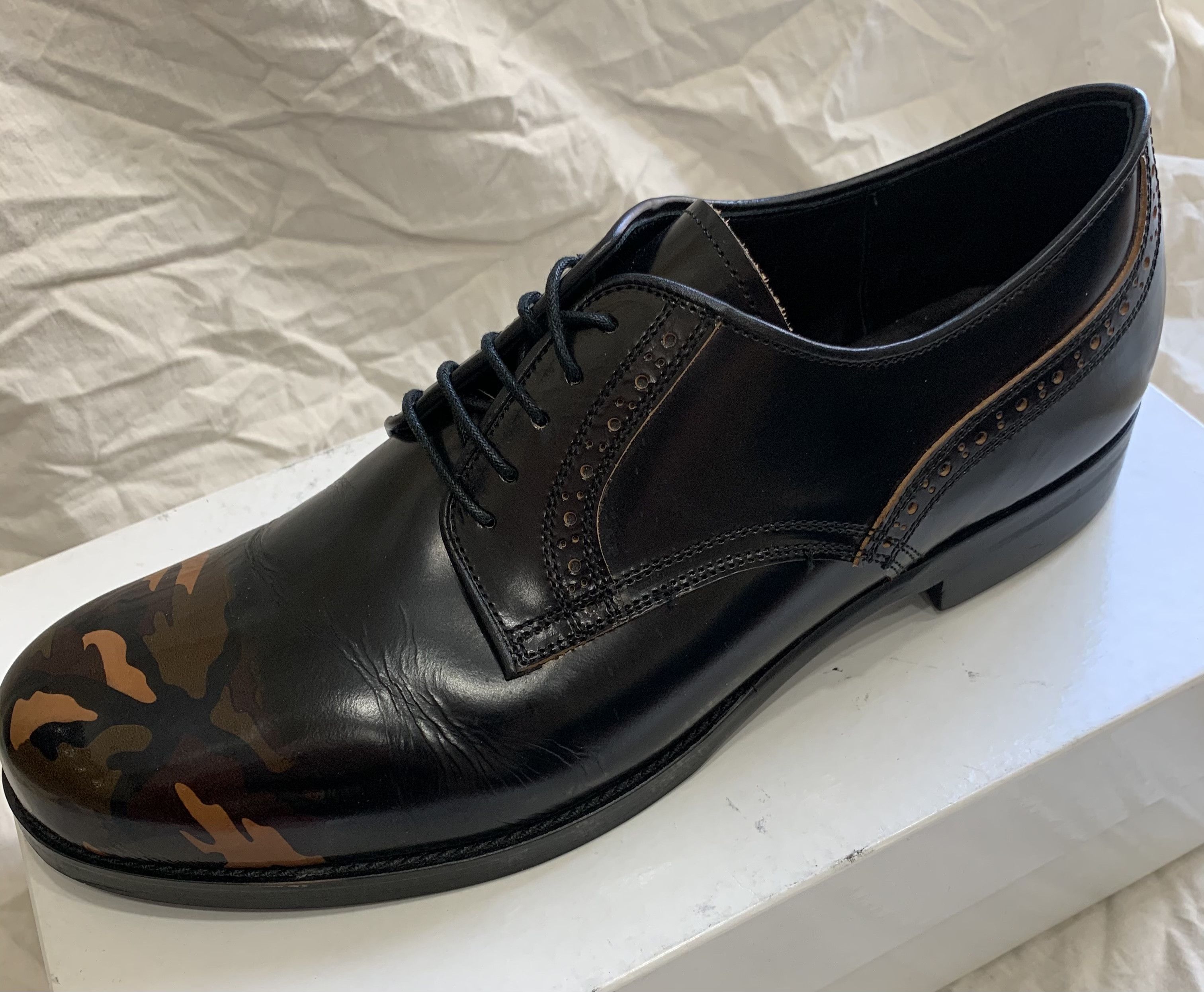 Maison MIHARA YASUHIRO Mihara Yasuhiro camouflage fade brown derby Size US 11 / EU 44 - 2 Thumbnail