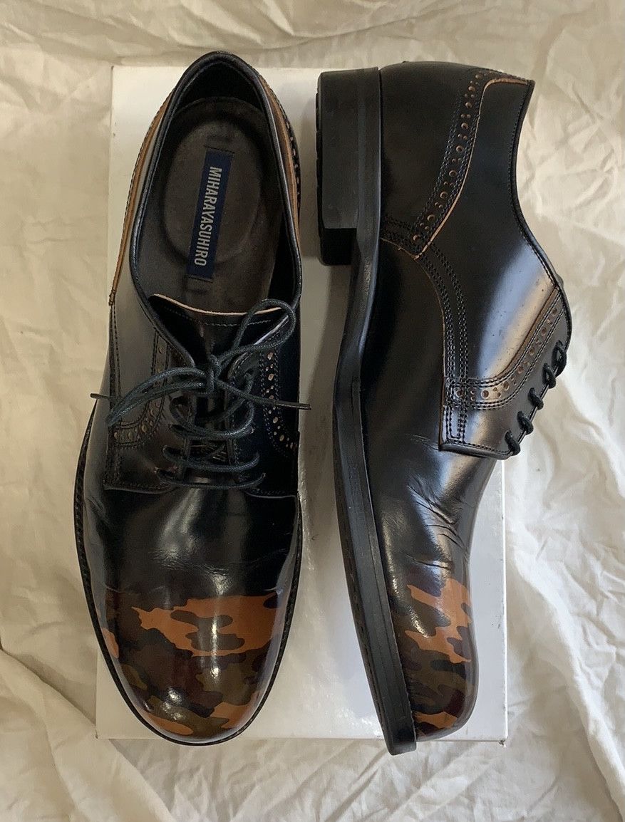 Maison MIHARA YASUHIRO Mihara Yasuhiro camouflage fade brown derby Size US 11 / EU 44 - 11 Thumbnail