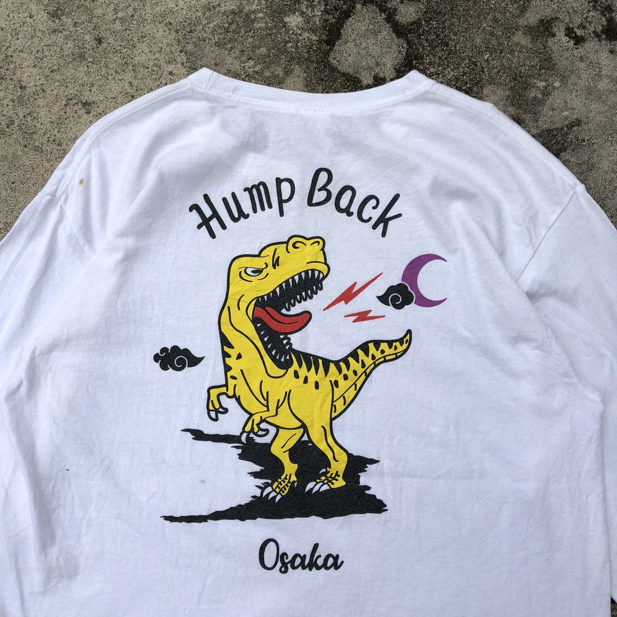 Japanese Brand × Vintage Rare Hump Back Osaka Graphic Of Dinosaur Longsleeves Tee Size US L / EU 52-54 / 3 - 2 Thumbnail