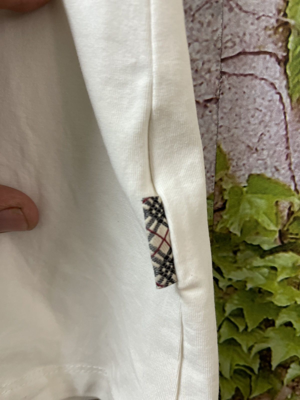 Burberry VINTAGE BURBERRY PLAID NOTCH NECK POLO SHIRT VERY RARE Size M / US 6-8 / IT 42-44 - 5 Thumbnail