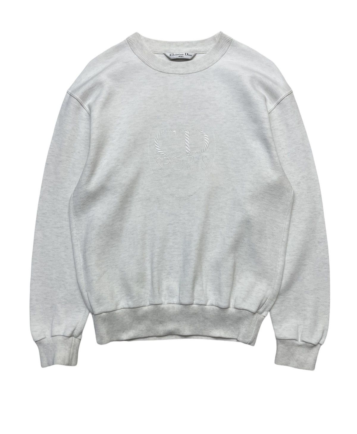 Christian Dior Monsieur Christian Dior Embroidery Big Logo Sweatshirt Size US M / EU 48-50 / 2 - 1 Thumbnail
