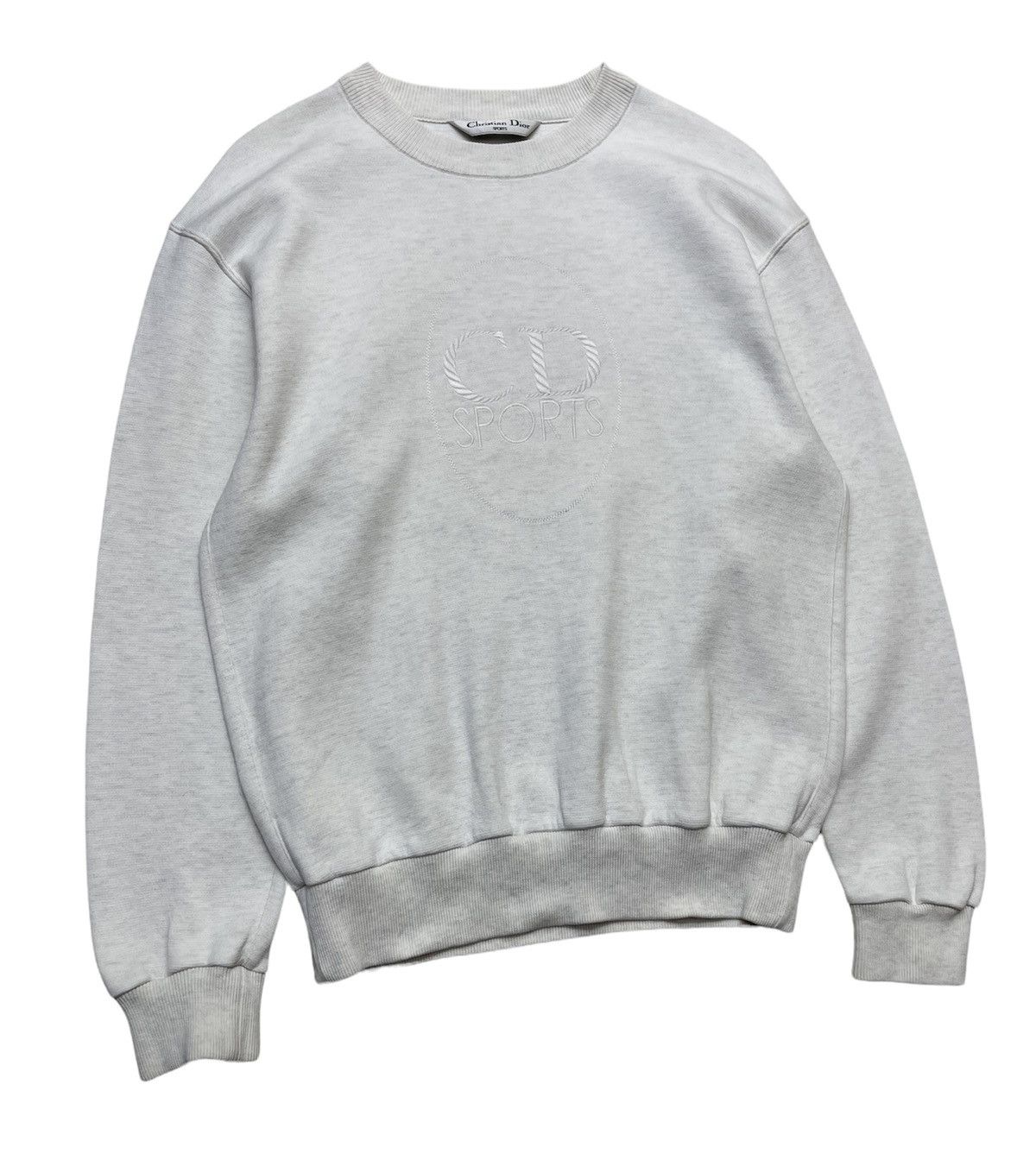 Christian Dior Monsieur Christian Dior Embroidery Big Logo Sweatshirt Size US M / EU 48-50 / 2 - 2 Thumbnail