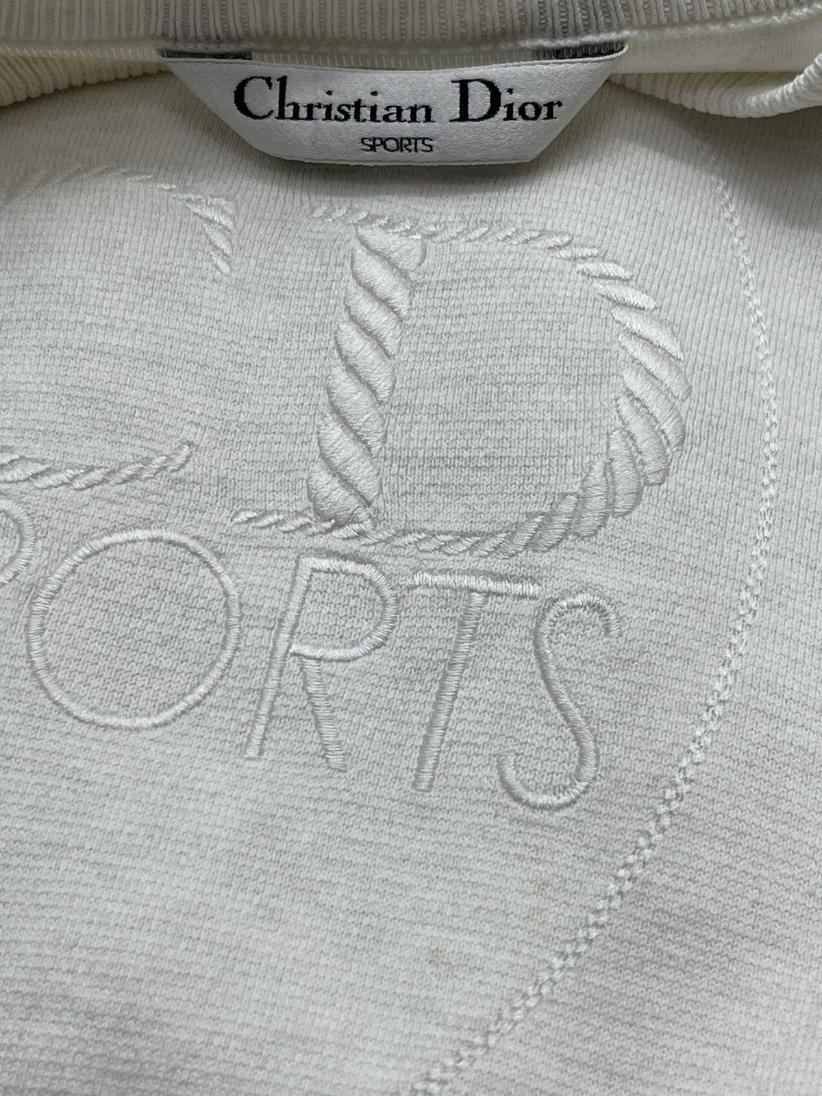 Christian Dior Monsieur Christian Dior Embroidery Big Logo Sweatshirt Size US M / EU 48-50 / 2 - 5 Thumbnail
