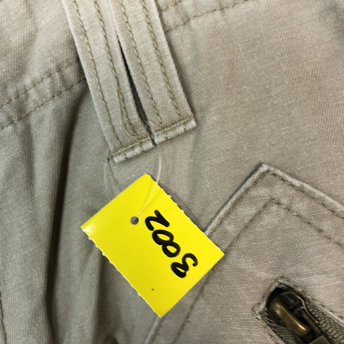 Japanese Brand Six-Star Cream Multipocket Cargo Pants #3002 Size US 32 / EU 48 - 7 Thumbnail