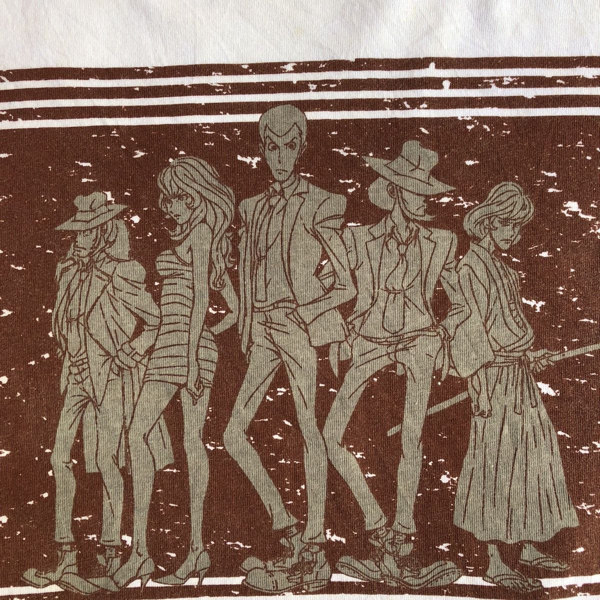 Anime × Vintage Lupin The Third Big Image Promo Japan Action Crime Movie Tee Size US S / EU 44-46 / 1 - 3 Thumbnail