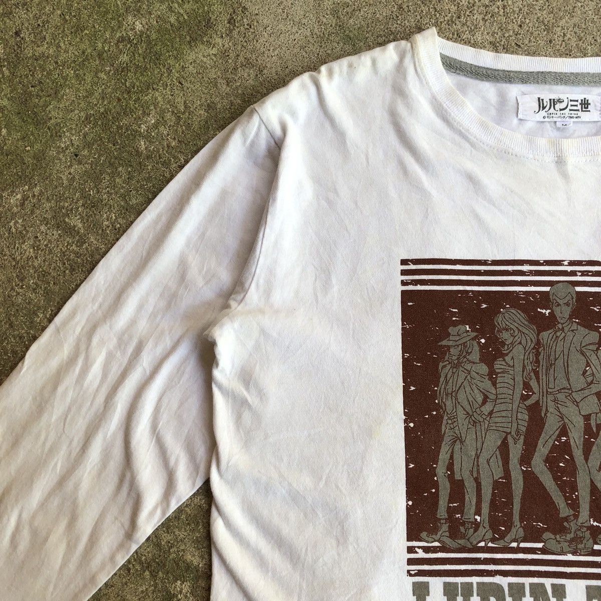 Anime × Vintage Lupin The Third Big Image Promo Japan Action Crime Movie Tee Size US S / EU 44-46 / 1 - 7 Thumbnail