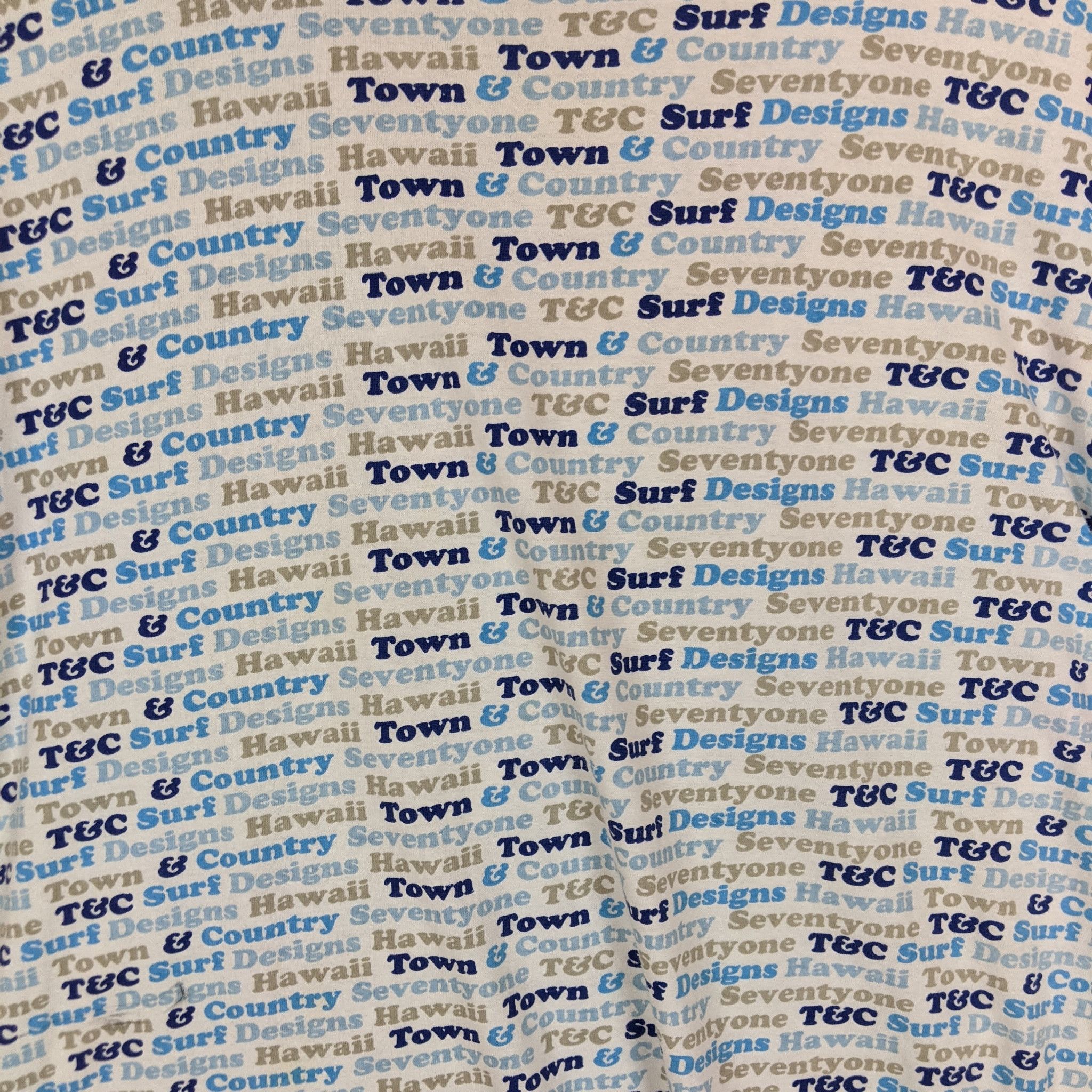 Japanese Brand T&C Surf Design Monogram T-Shirt Size US L / EU 52-54 / 3 - 4 Thumbnail