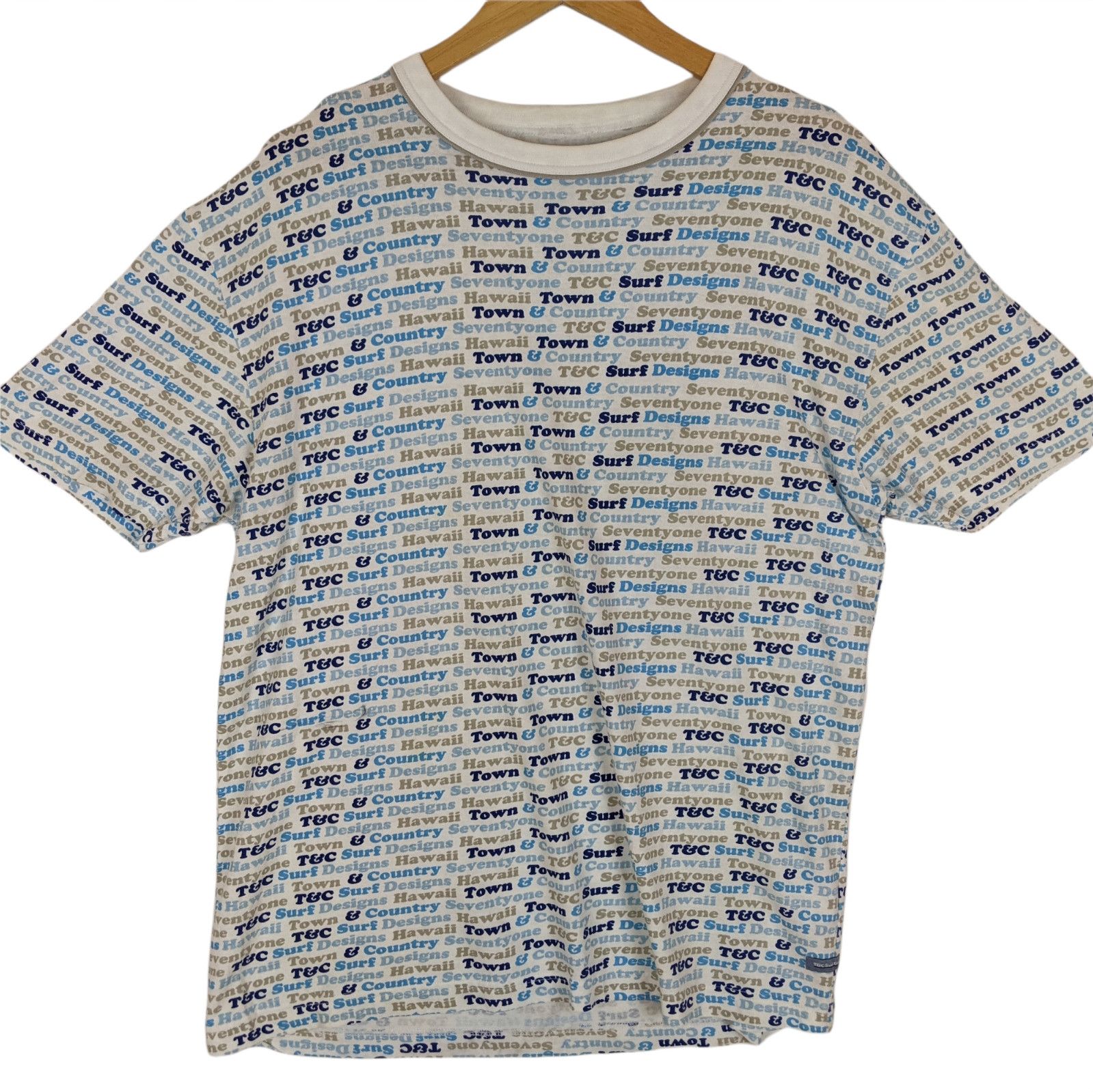 Japanese Brand T&C Surf Design Monogram T-Shirt Size US L / EU 52-54 / 3 - 2 Thumbnail