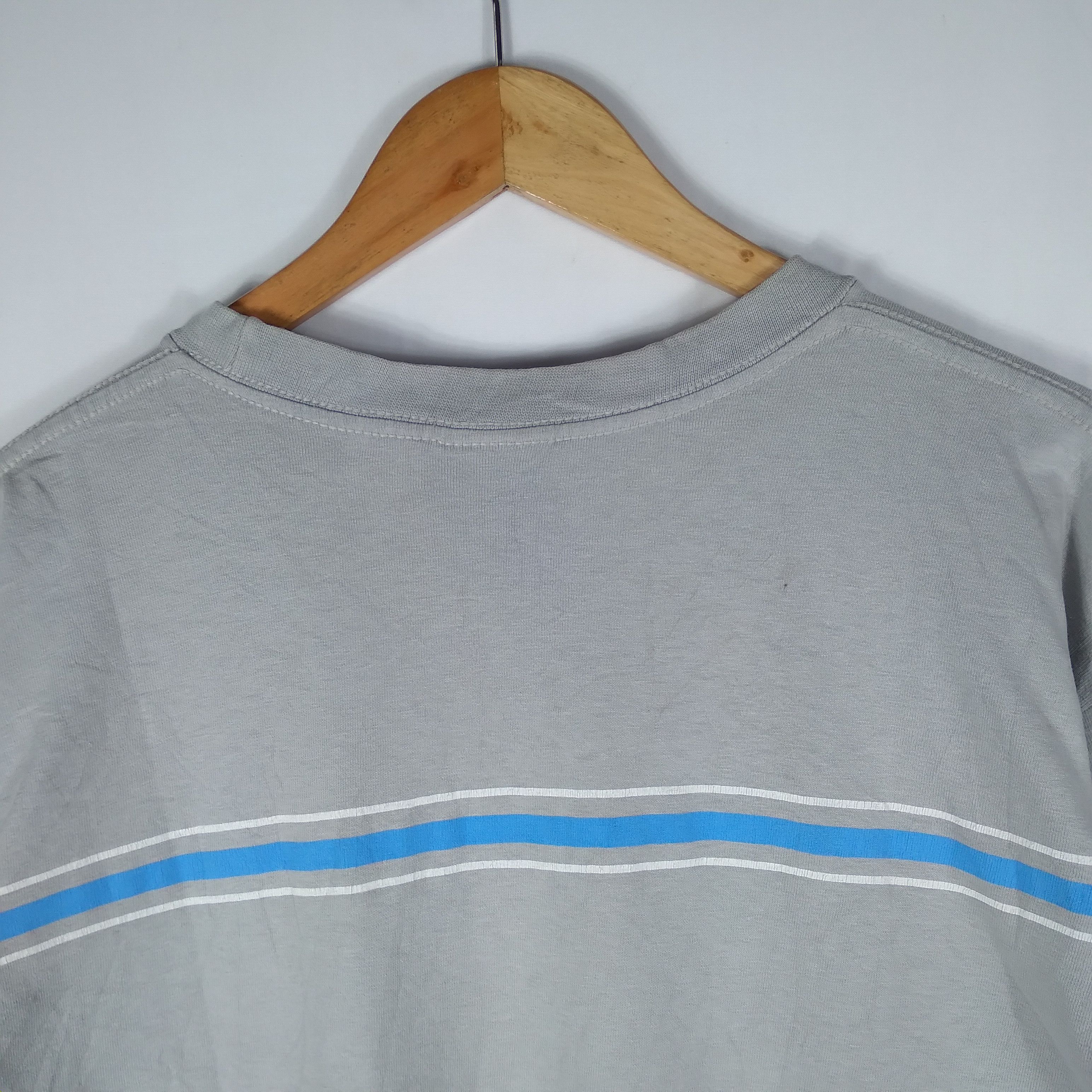 Nike × Vintage Vintage Nike Small Centre Swoosh In Football Style Stripes Size US L / EU 52-54 / 3 - 5 Thumbnail