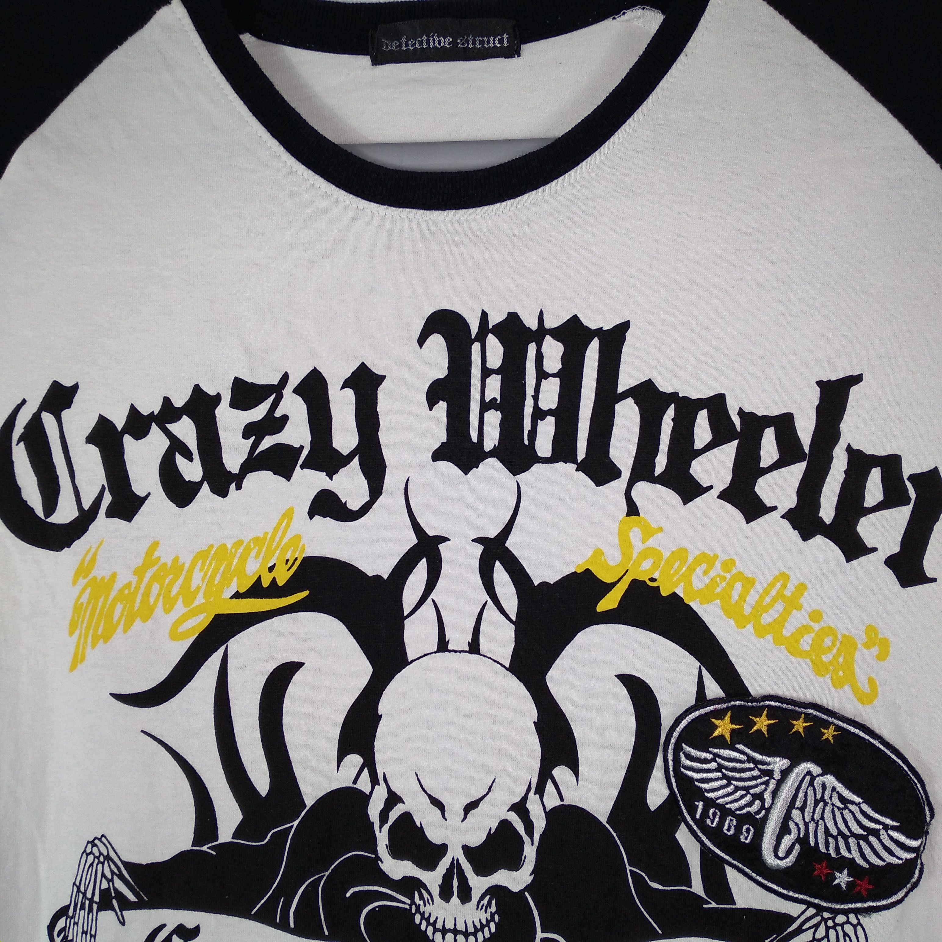 Japanese Brand Detective Struct Skull Devil Big Cross Longsleeves Tee Size US M / EU 48-50 / 2 - 4 Thumbnail