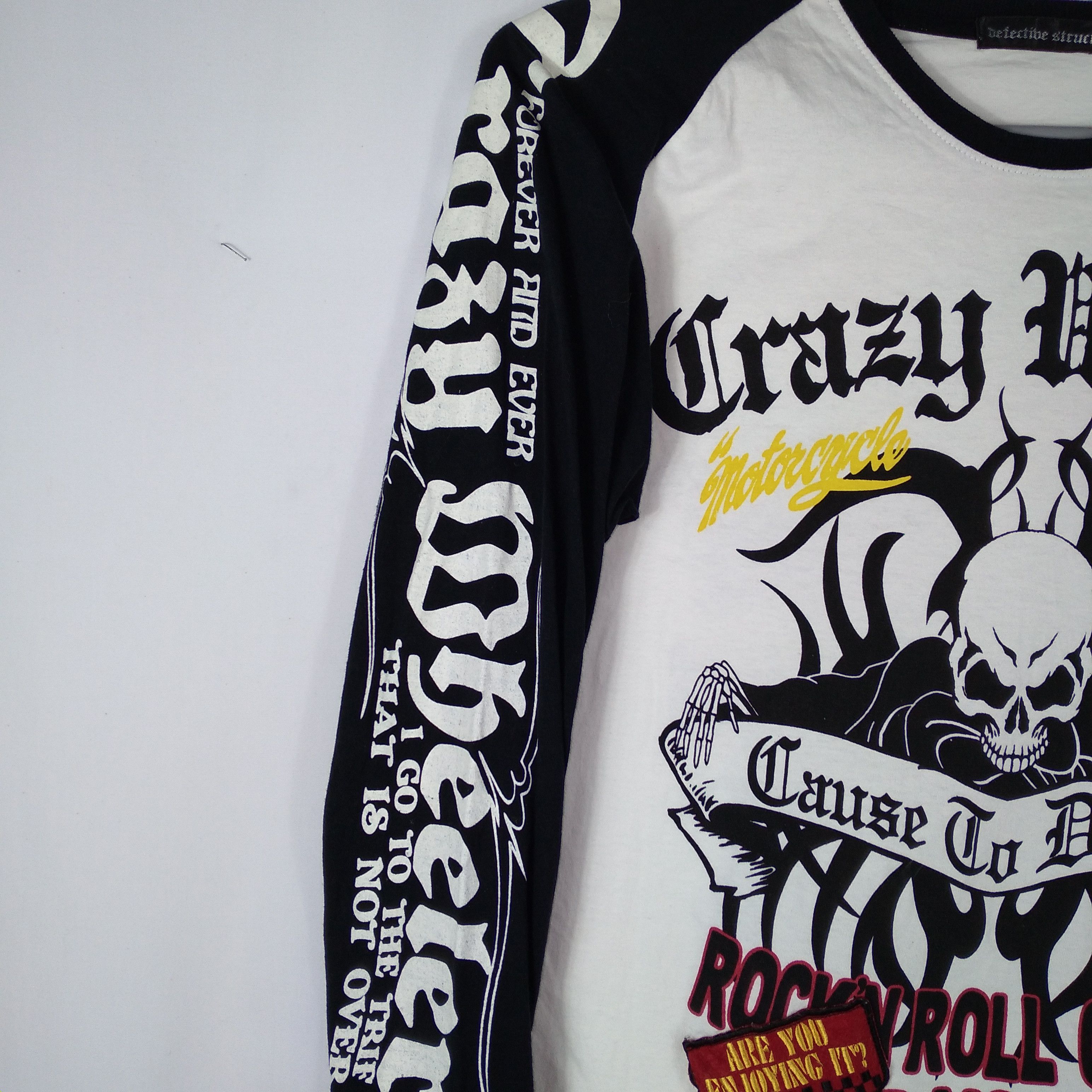 Japanese Brand Detective Struct Skull Devil Big Cross Longsleeves Tee Size US M / EU 48-50 / 2 - 10 Thumbnail