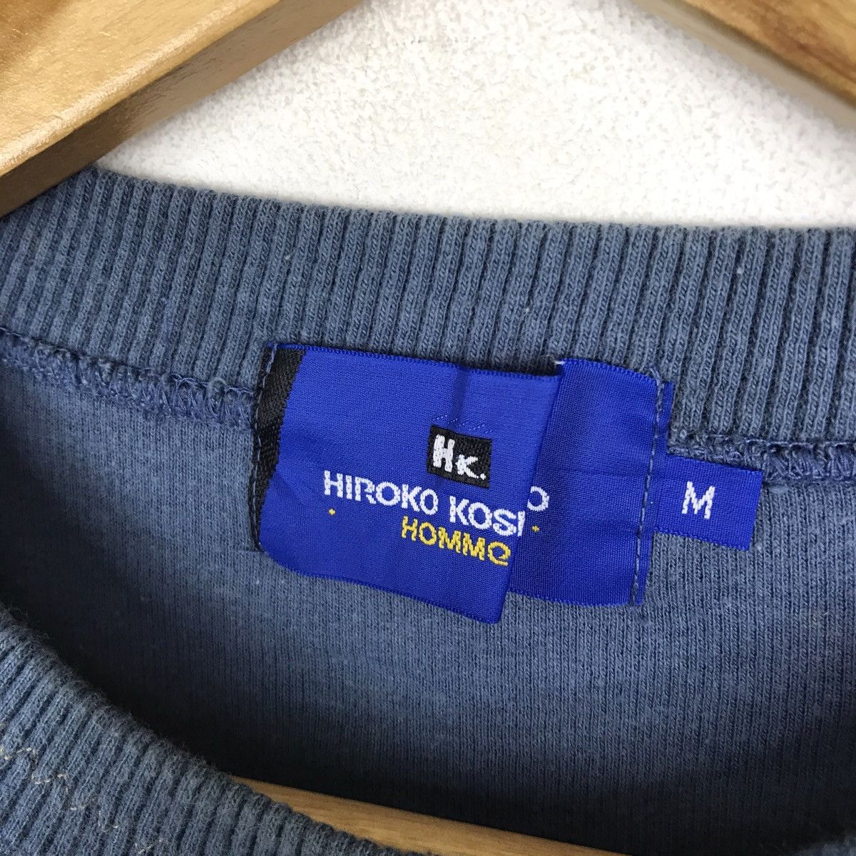 Hiroko Koshino Homme Hiroko Koshino Homme Spell Out Embroidery Sweatshirt Size US M / EU 48-50 / 2 - 5 Thumbnail