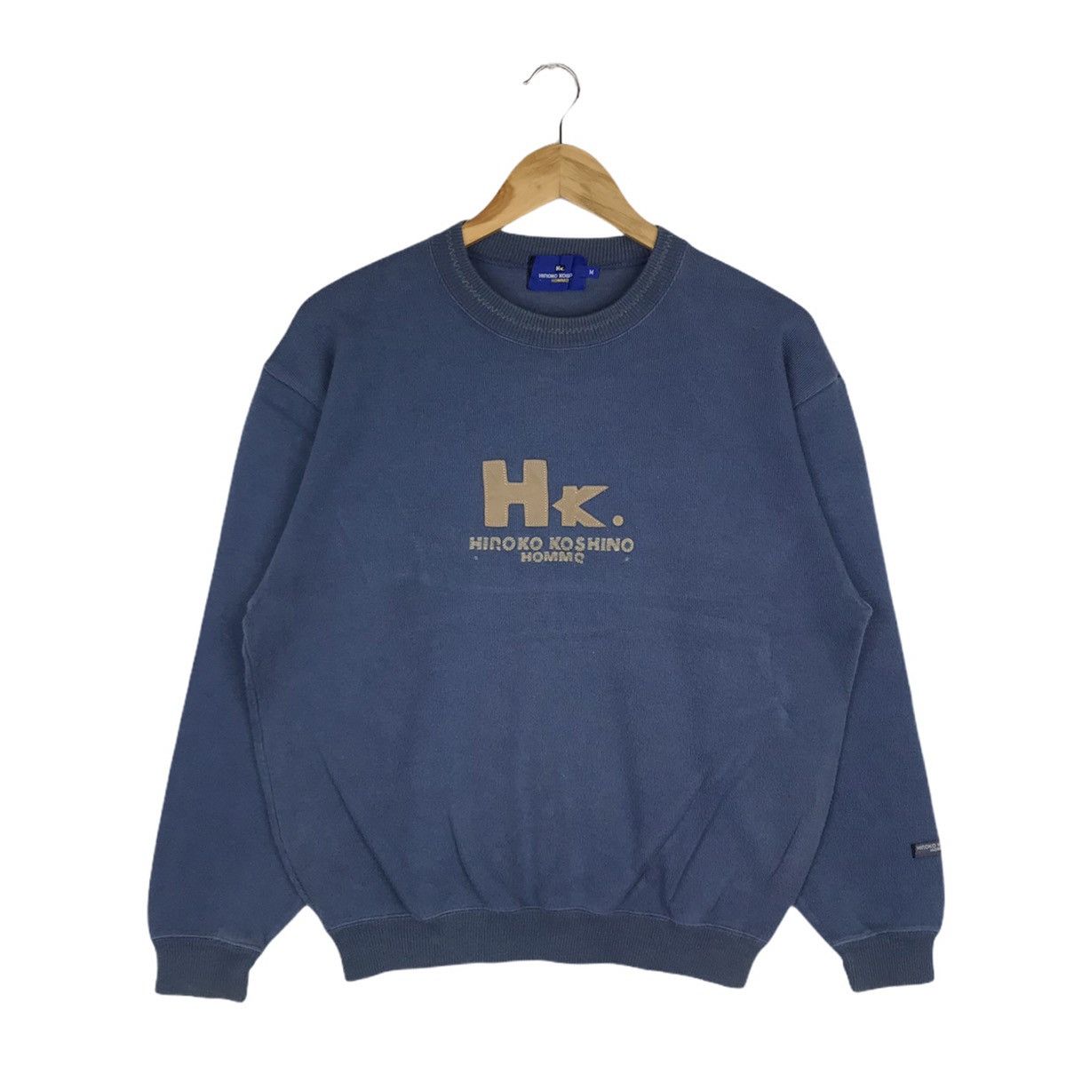 Hiroko Koshino Homme Hiroko Koshino Homme Spell Out Embroidery Sweatshirt Size US M / EU 48-50 / 2 - 1 Thumbnail
