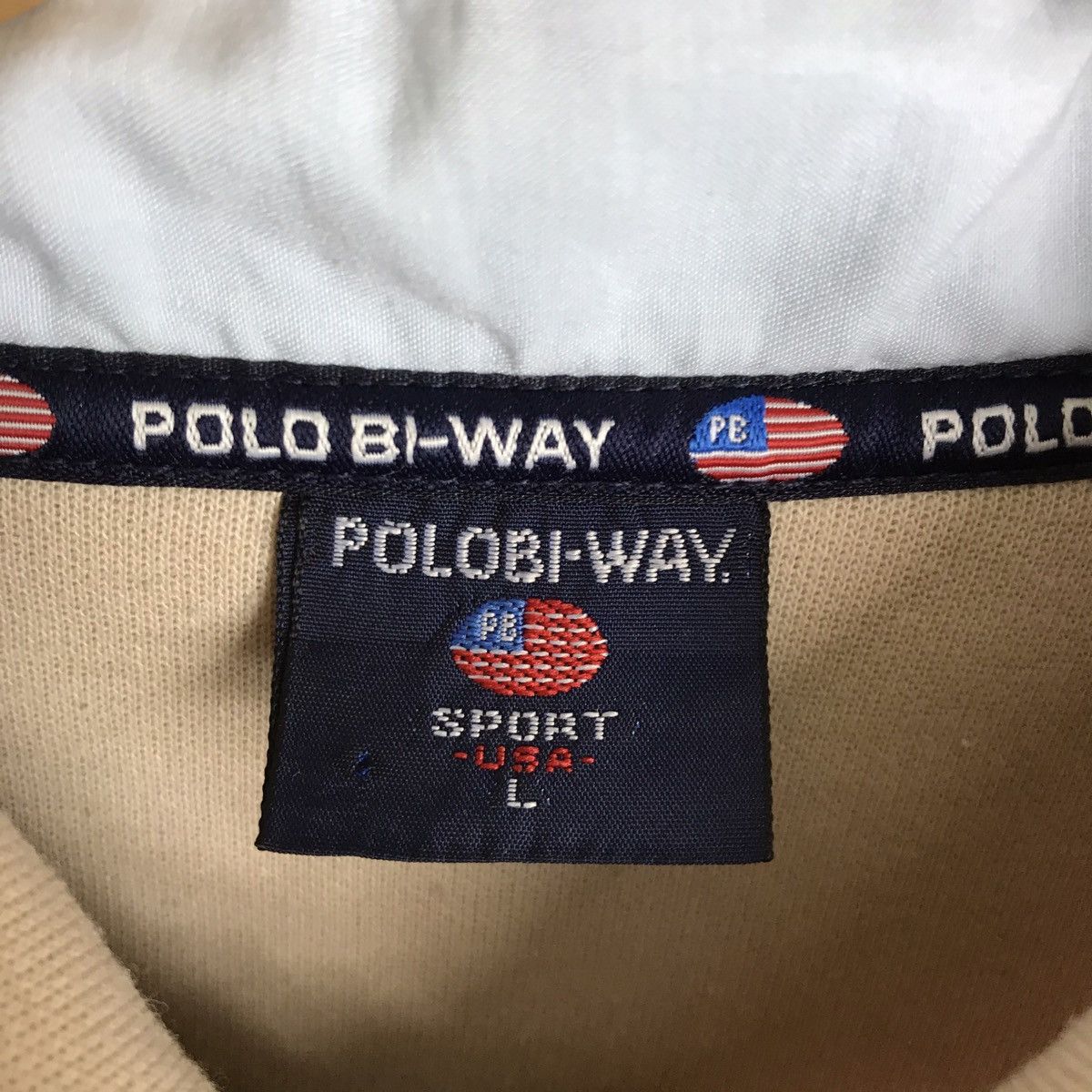 Vintage Vintage 90s Polo Bi Way Sport Half Zipper Sweatshirt Size US L / EU 52-54 / 3 - 5 Thumbnail