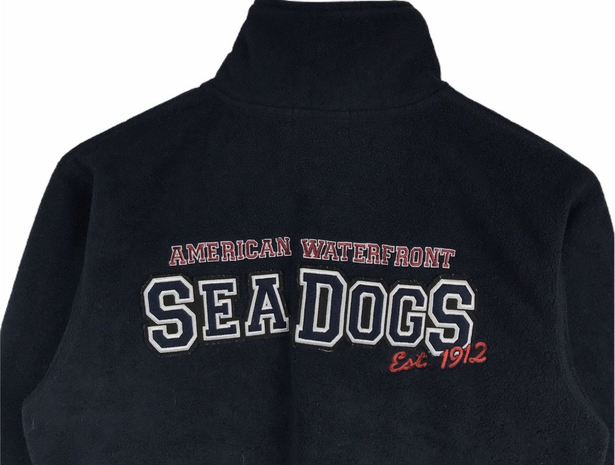 Disney Vintage 00s Sea Dogs Disney Half Zipper Fleece Sweatshirt Size US M / EU 48-50 / 2 - 2 Thumbnail