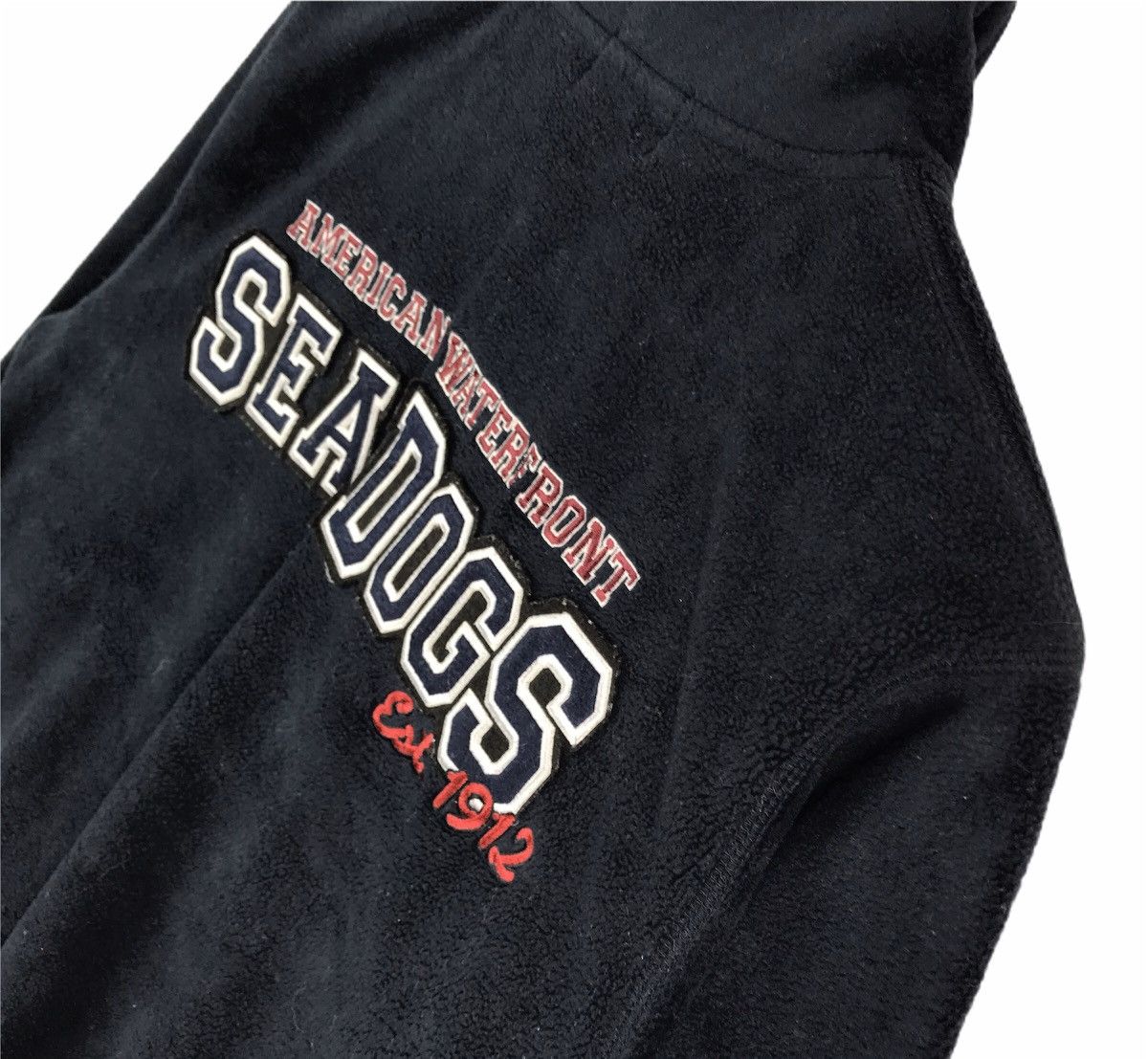 Disney Vintage 00s Sea Dogs Disney Half Zipper Fleece Sweatshirt Size US M / EU 48-50 / 2 - 3 Thumbnail