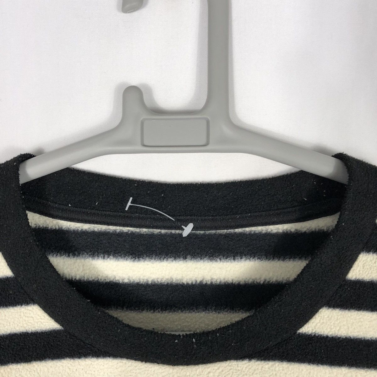 Andy Warhol × Japanese Brand × Vintage Vintage Andy Warhol Stripes Fleece Longsleeves Tee Size US M / EU 48-50 / 2 - 10 Thumbnail
