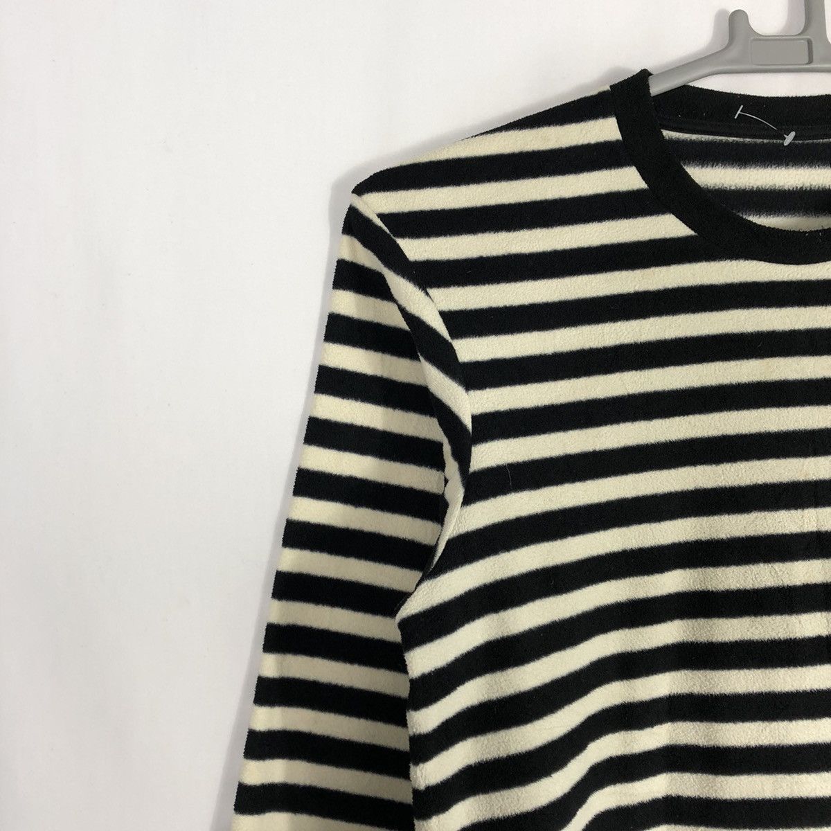 Andy Warhol × Japanese Brand × Vintage Vintage Andy Warhol Stripes Fleece Longsleeves Tee Size US M / EU 48-50 / 2 - 7 Thumbnail