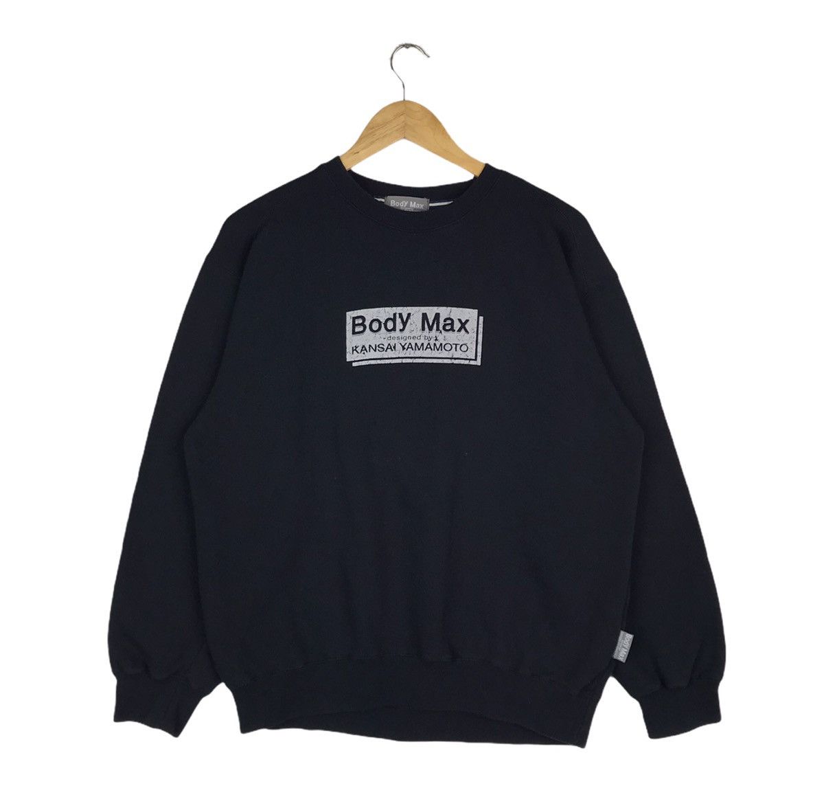 Kansai Yamamoto Vintage Kansai Yamamoto Body Max Box Logo Sweatshirt Size US L / EU 52-54 / 3 - 1 Thumbnail