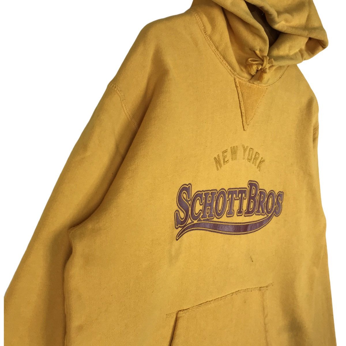 Schott Vintage Schott Bros New York Hoodie Pullover Sweatshirt Size US XL / EU 56 / 4 - 4 Thumbnail