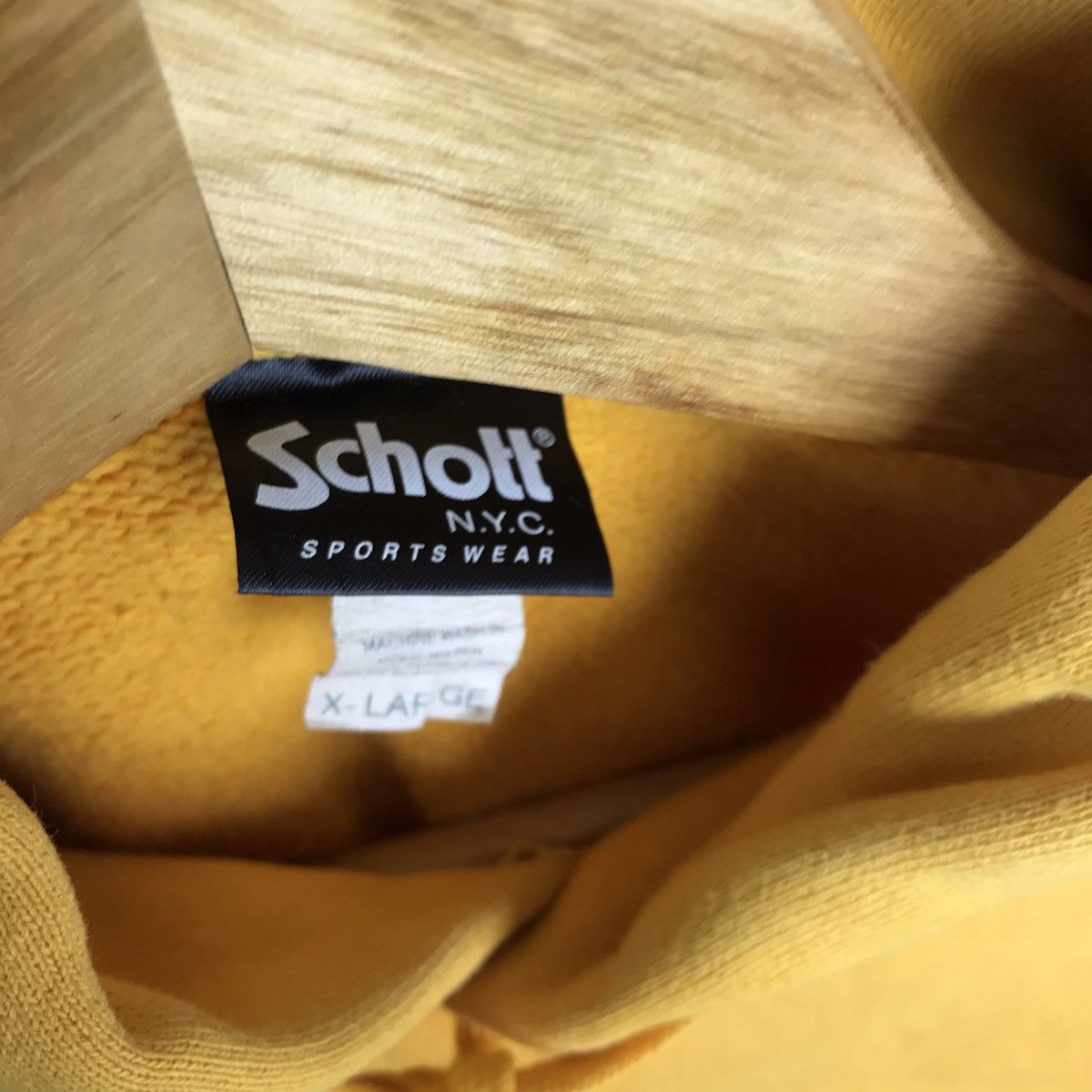Schott Vintage Schott Bros New York Hoodie Pullover Sweatshirt Size US XL / EU 56 / 4 - 9 Thumbnail